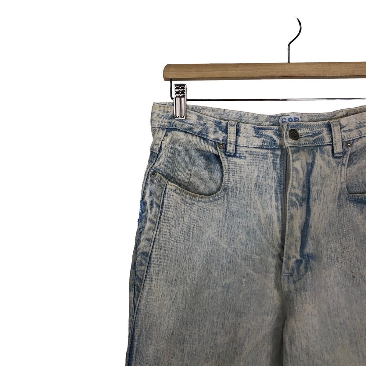 Blue Blue Japan 🔥90’s Acid Wash Distressed Denim Jeans Corni-Che Kapital Size US 30 / EU 46 - 6 Thumbnail