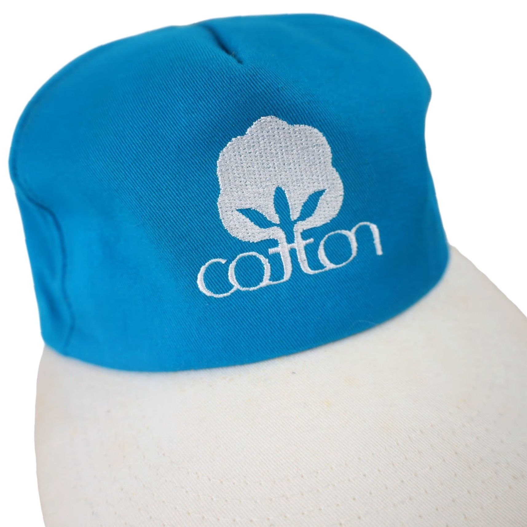 Logo 7 VINTAGE Trucker Hat One Size Unisex Adults Blue Cotton Classic Logo Snapback Size ONE SIZE - 3 Thumbnail
