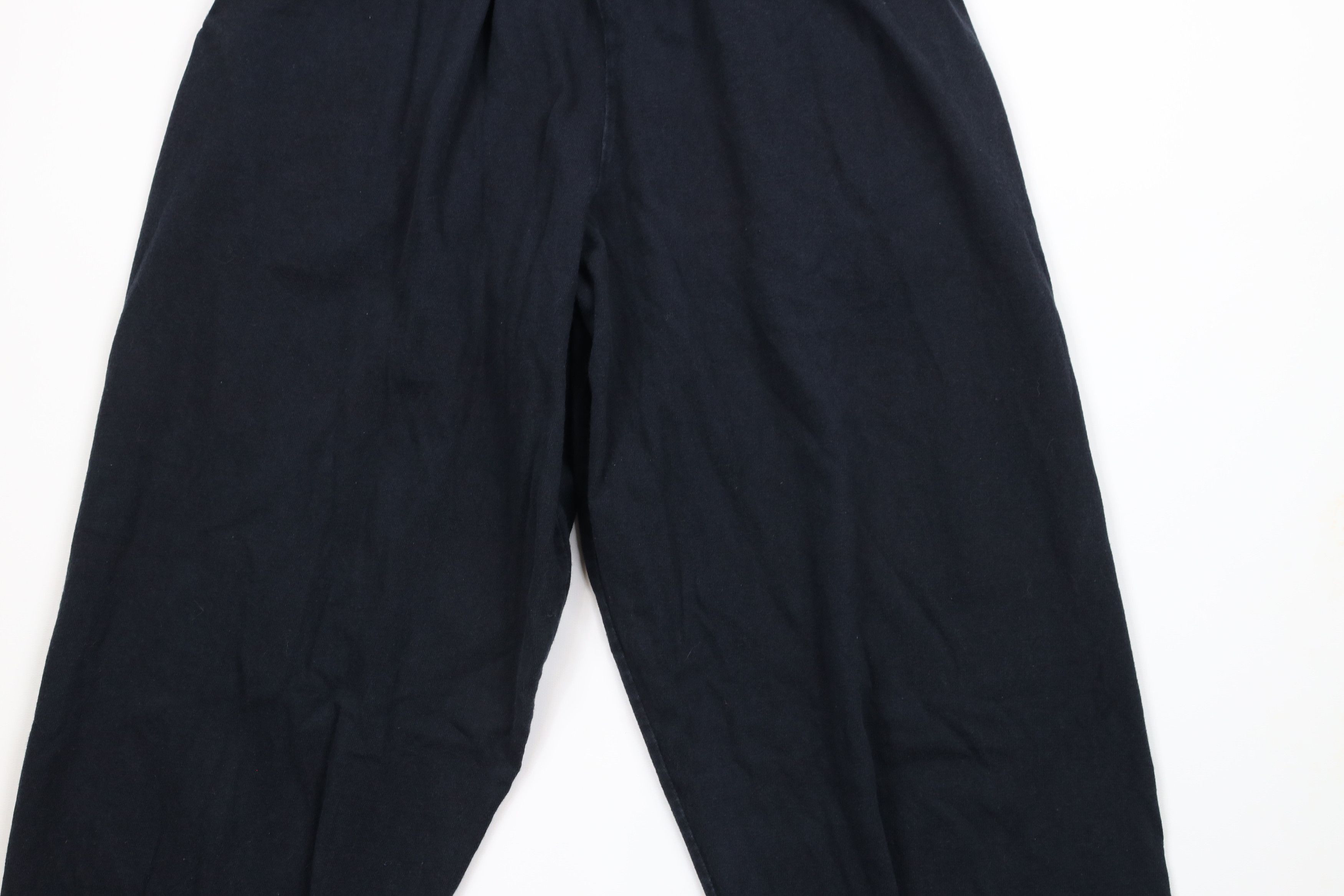 Russell Athletic × Vintage Vintage 90s Russell Athletic Cuffed Joggers Pants Black Size US 34 / EU 50 - 9 Thumbnail
