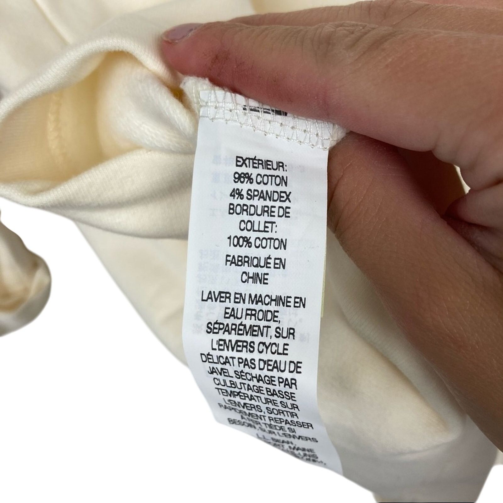 L.L. Bean LL Bean Cream Button Front Cardigan Sz M Size M / US 6-8 / IT 42-44 - 2 Thumbnail