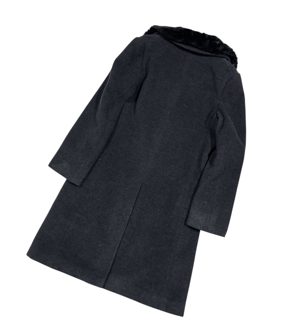 Maison Margiela Max&co Classic Faux Fur Collared Wool Long Jacket Size US M / EU 48-50 / 2 - 14 Thumbnail