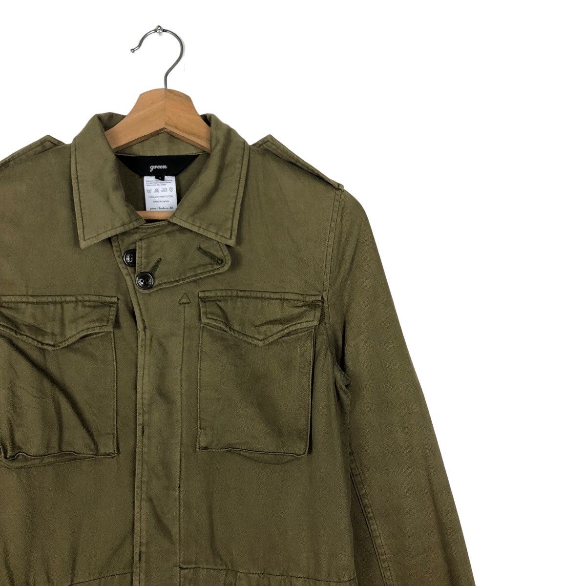 Japanese Brand 🔥Military Parka Jacket Style Green Made in Japan Size US M / EU 48-50 / 2 - 5 Thumbnail