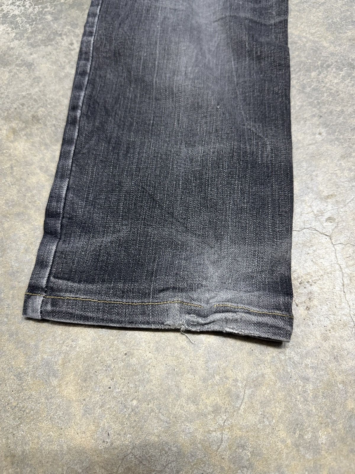 Ed Hardy × Japanese Brand Red Pepper distressed Denim Rare Design Size US 31 - 15 Thumbnail