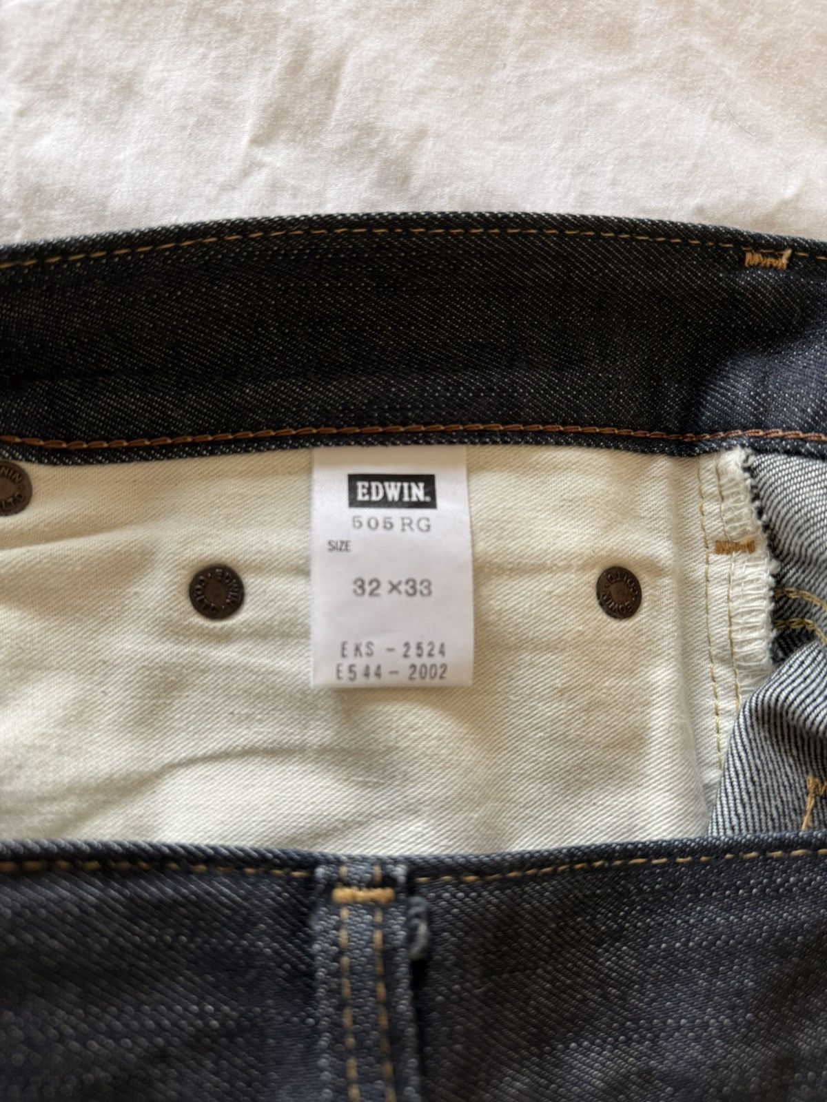 Edwin Edwin 505 Harajuku Shop Special Selvedge Jeans – 32x33 Size US 32 / EU 48 - 9 Thumbnail