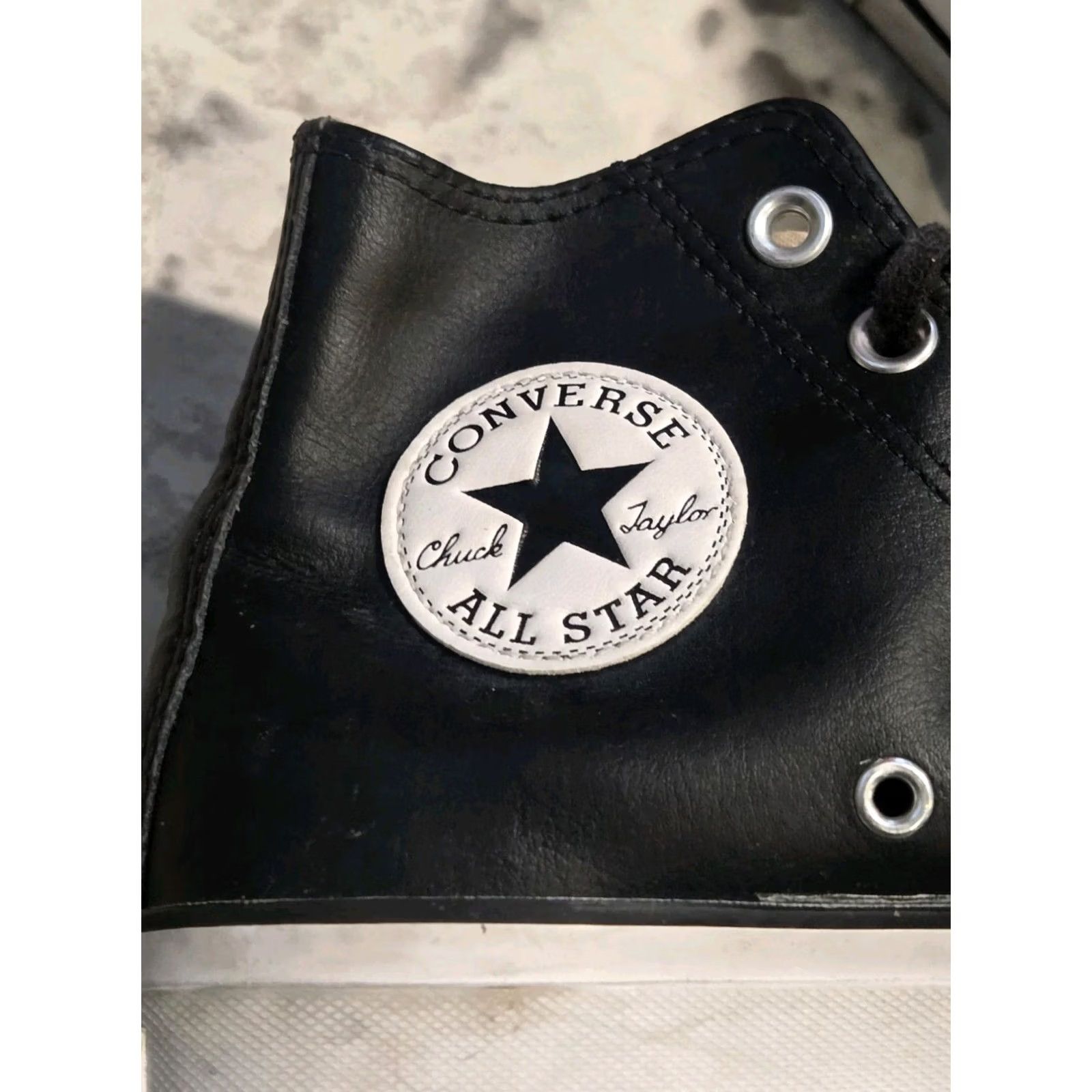 Converse Converse Chuck Taylor All Star Lift Platform Leather High Top Black WM Size 6.5 Size M / US 6-8 / IT 42-44 - 7 Thumbnail