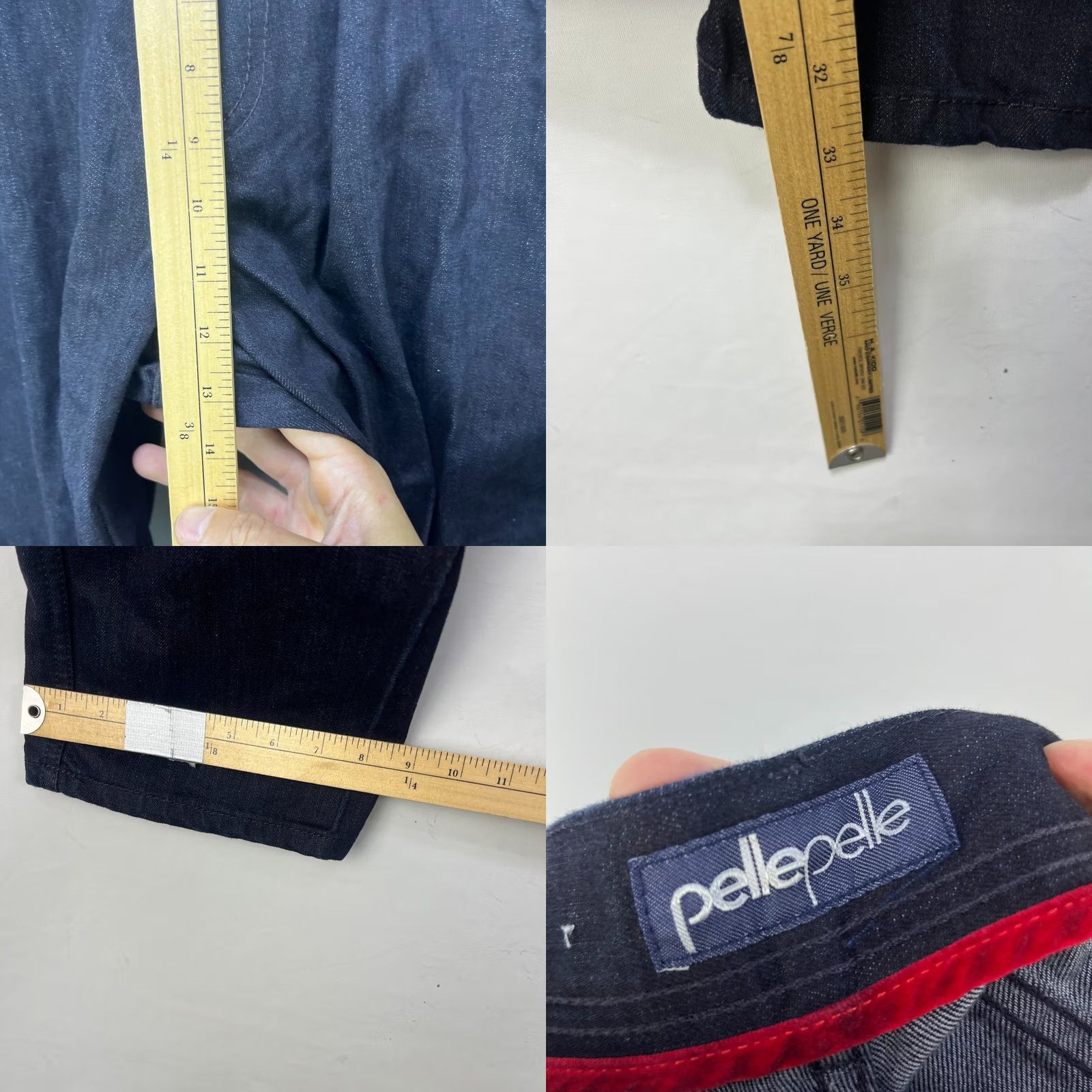 Pelle Pelle VINTAGE Pelle Pelle Jeans Baggy Skull Crest Blue 38 Mens Size US 38 / EU 54 - 8 Thumbnail