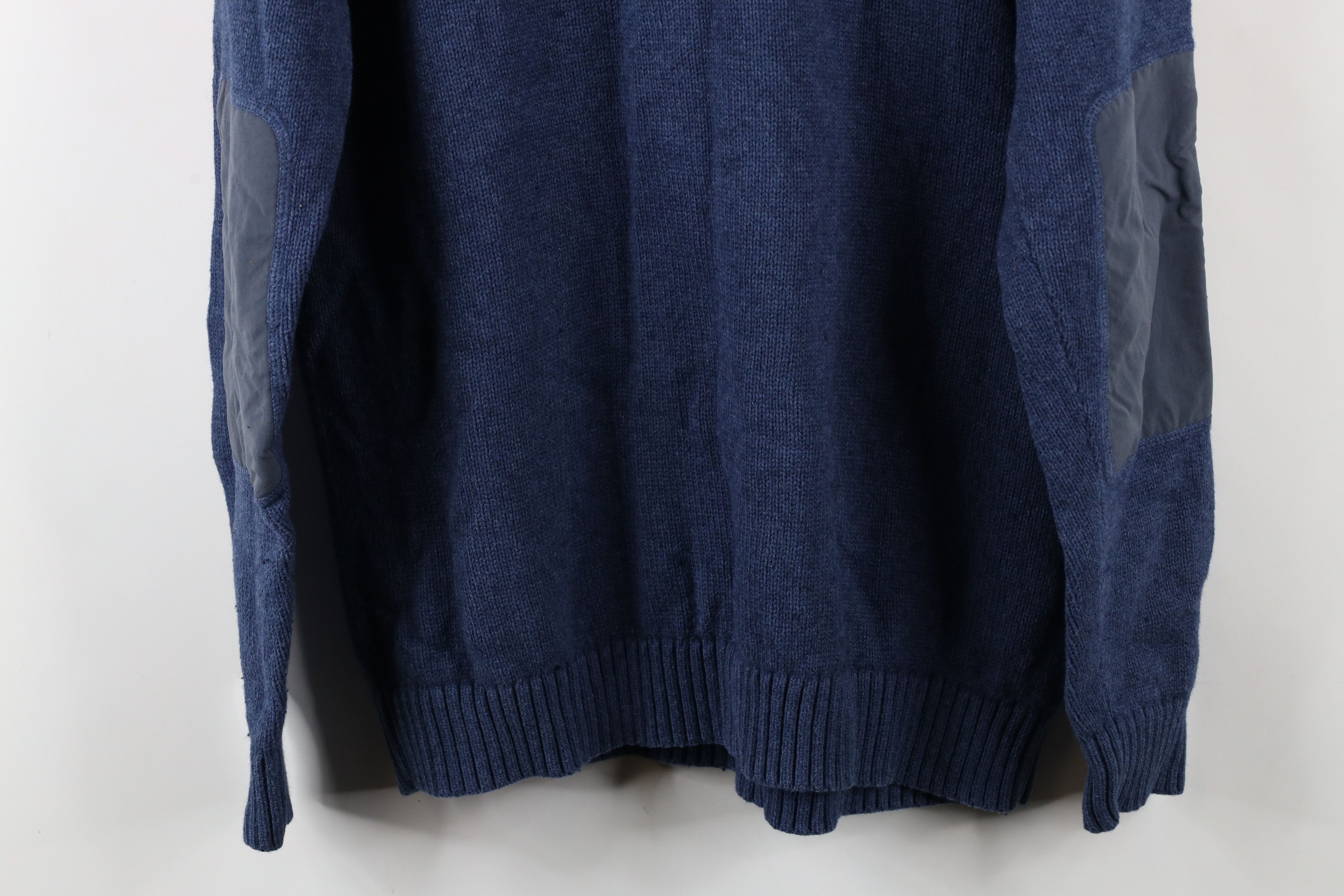 Duluth Trading Company × Vintage Duluth Trading Co Blend Knit Half Zip Commando Sweater Blue Size US L / EU 52-54 / 3 - 14 Thumbnail