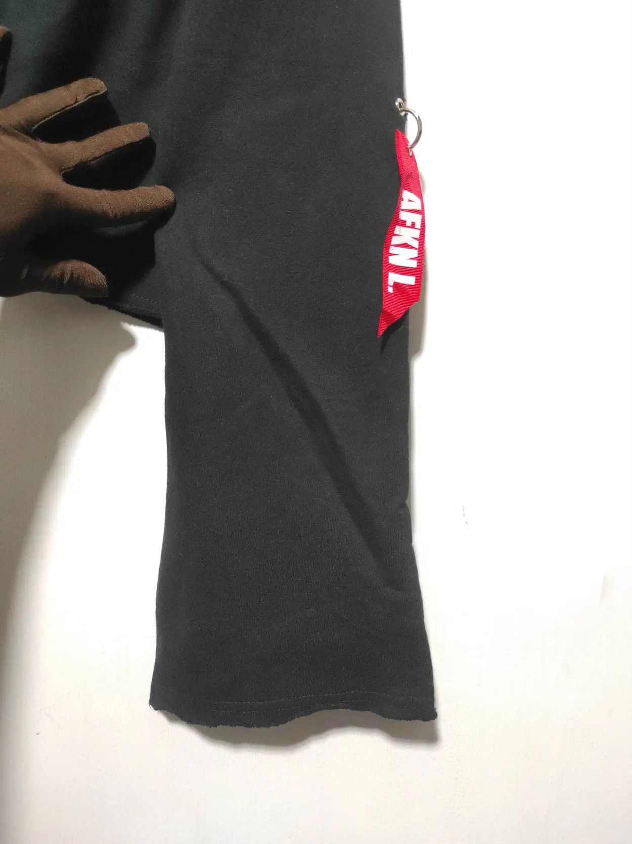 Japanese Brand Peace Crop Black Fur Hoodie Parka IfSixWasNine LGB style Size M / US 6-8 / IT 42-44 - 8 Thumbnail