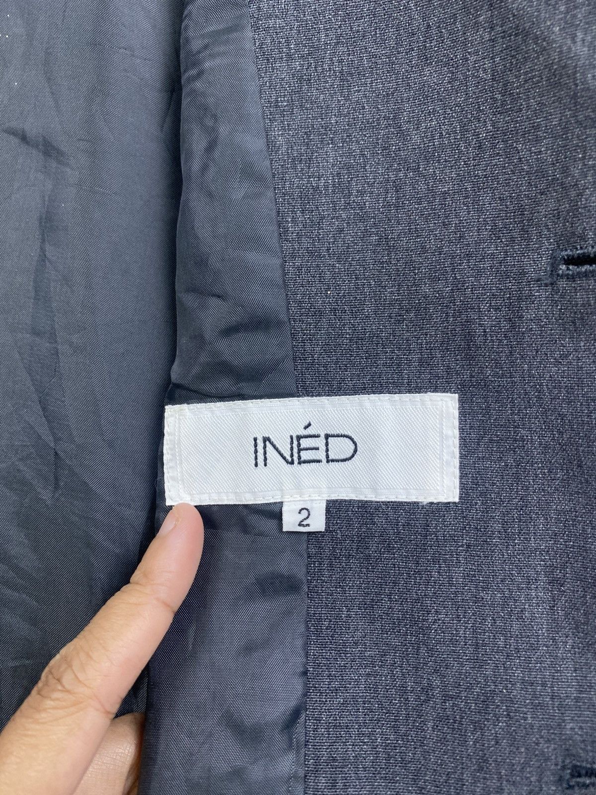 Designer × Vintage × Yohji Yamamoto Vintage Yohji Yamamoto INED Wool Blazer Size US S / EU 44-46 / 1 - 9 Thumbnail