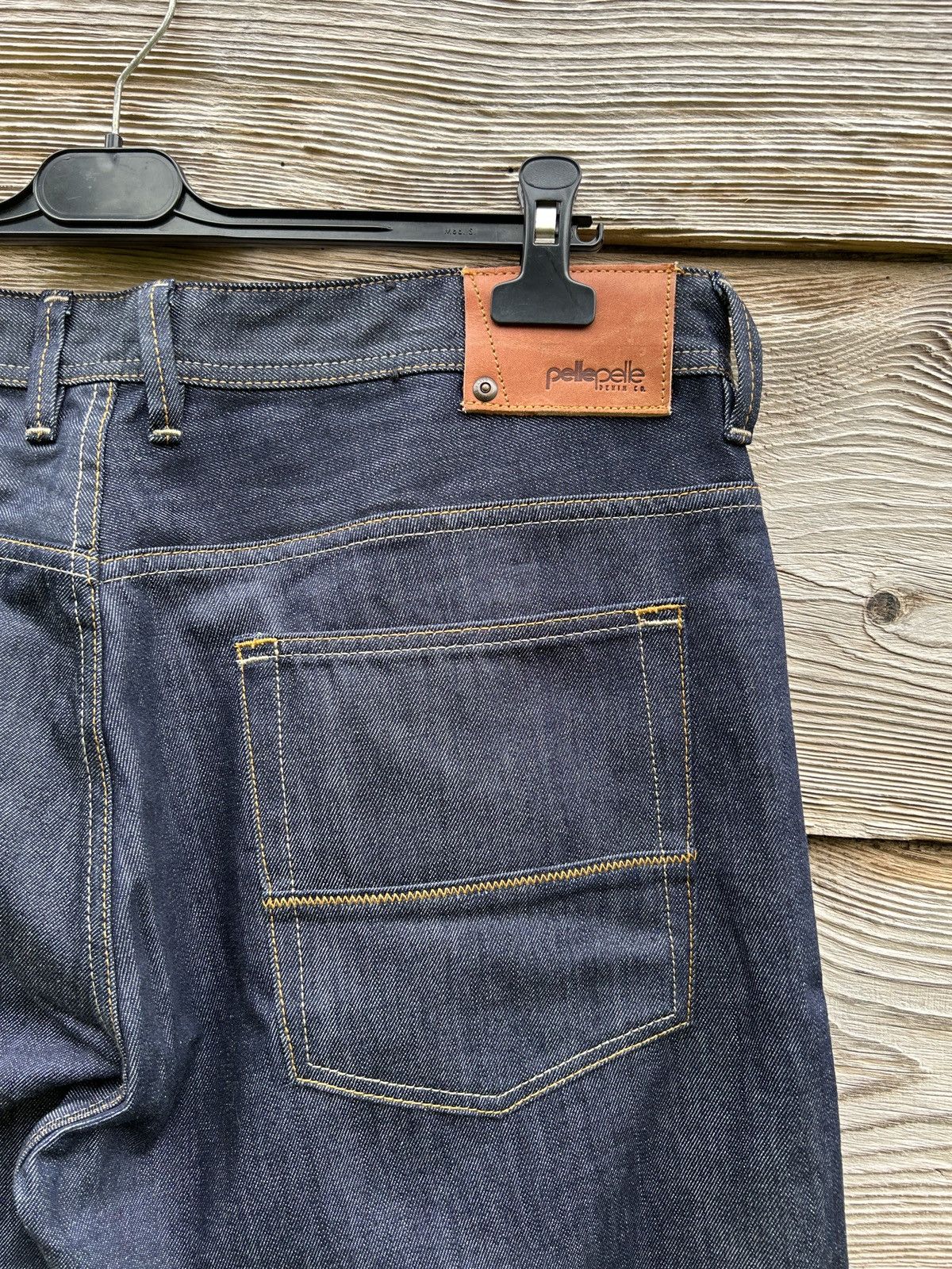 Pelle Pelle Pelle Pelle Cross Fit Indigo Raw Denim Jeans W38 