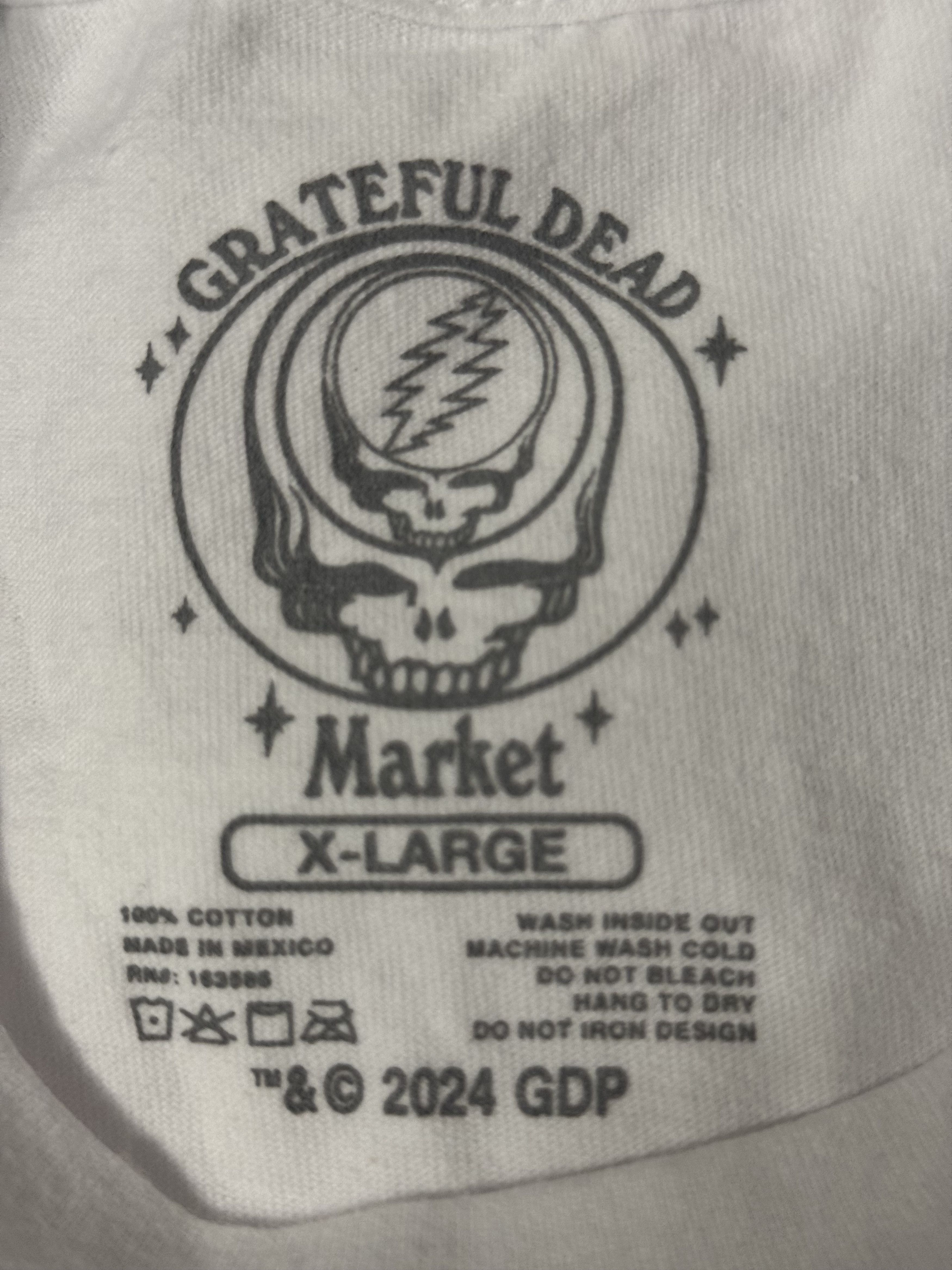 Grateful Dead × Market Market X Dead Jerry Bear New York pop-up T-shirt Size US XL / EU 56 / 4 - 5 Thumbnail