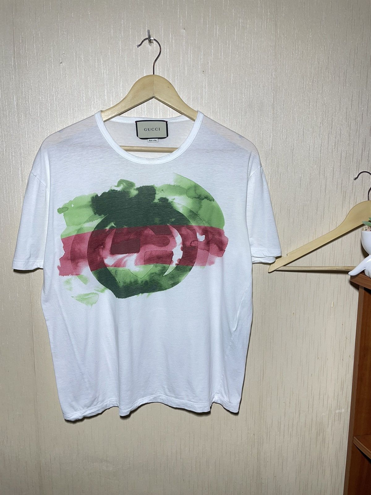 Gucci Gucci watercolor T shirt Size US XL / EU 56 / 4 - 1 Thumbnail