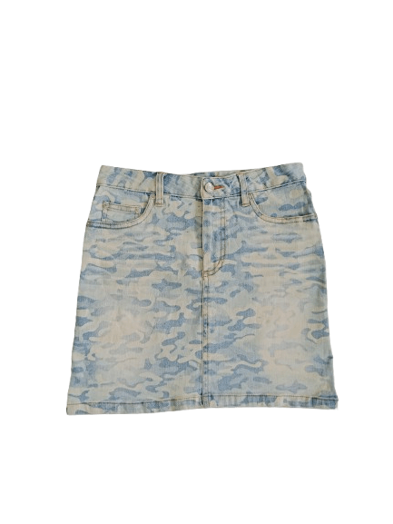 Japanese Brand Vintage Unbrand Camo Mini Skirt Japanese Brand Size 28" / US 6 / IT 42 - 1 Thumbnail