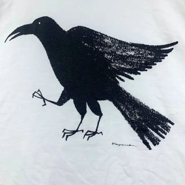 Vintage YATAGARASU CROW GOD Kumano Hongu Taisha Tee Shirt Size US XL / EU 56 / 4 - 2 Thumbnail