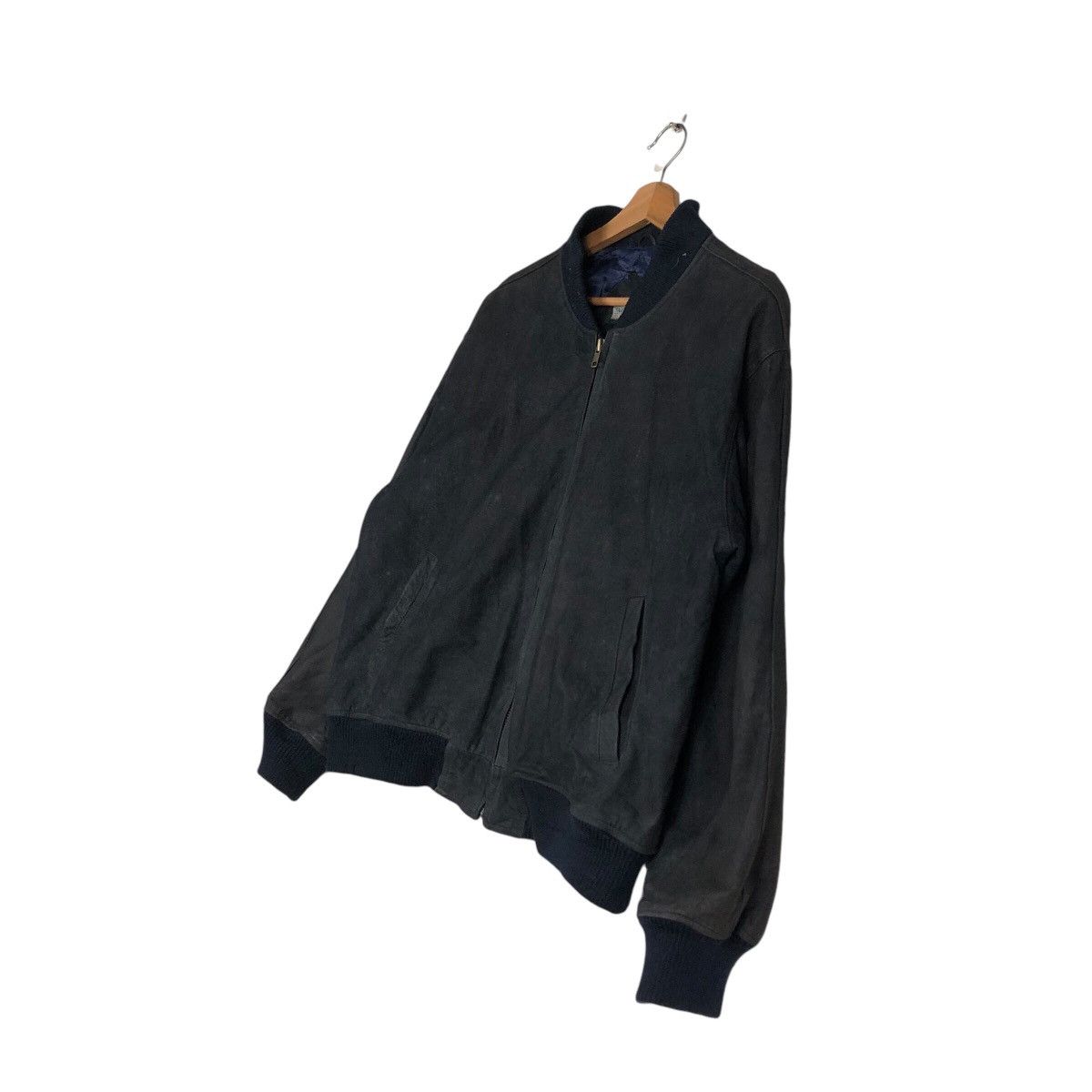 Japanese Brand 📌Vintage Bomber Leather Jacket Vario Max Issey Miyake Size US L / EU 52-54 / 3 - 3 Thumbnail
