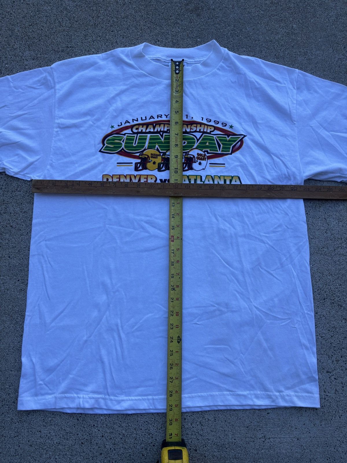 NFL Vintage 1999 Tultex NFL “Super Bowl XXXIII” T-Shirt Size XL Size US XL / EU 56 / 4 - 5 Thumbnail