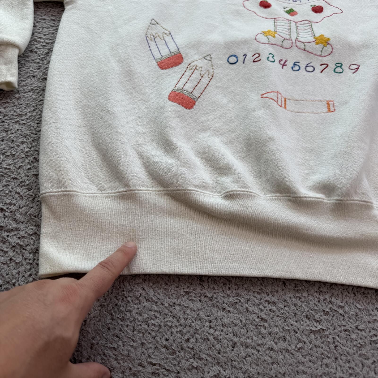 Other Vintage Handmade Teacher Sweatshirt USA Olympics School XL Size US XL / EU 56 / 4 - 7 Thumbnail
