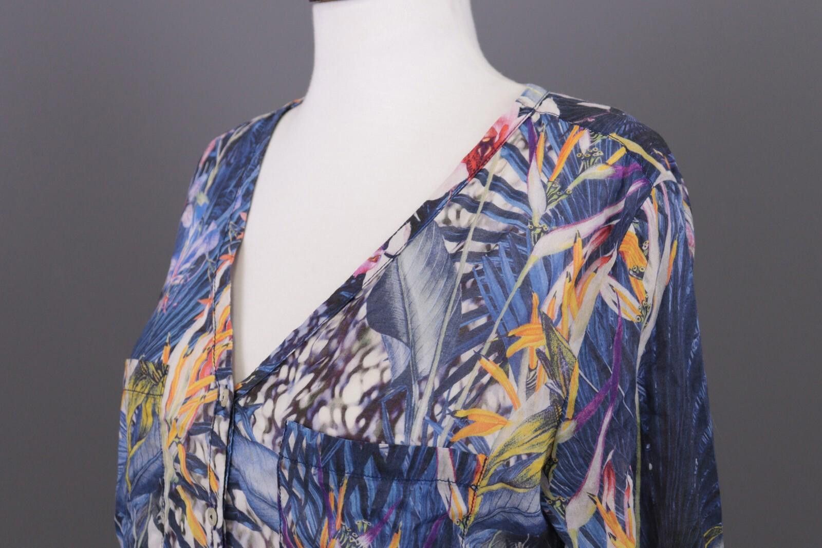 Designer Emily Van Den Bergh Multicolor Floral Shirt Size 42 / L Size M / US 6-8 / IT 42-44 - 8 Thumbnail