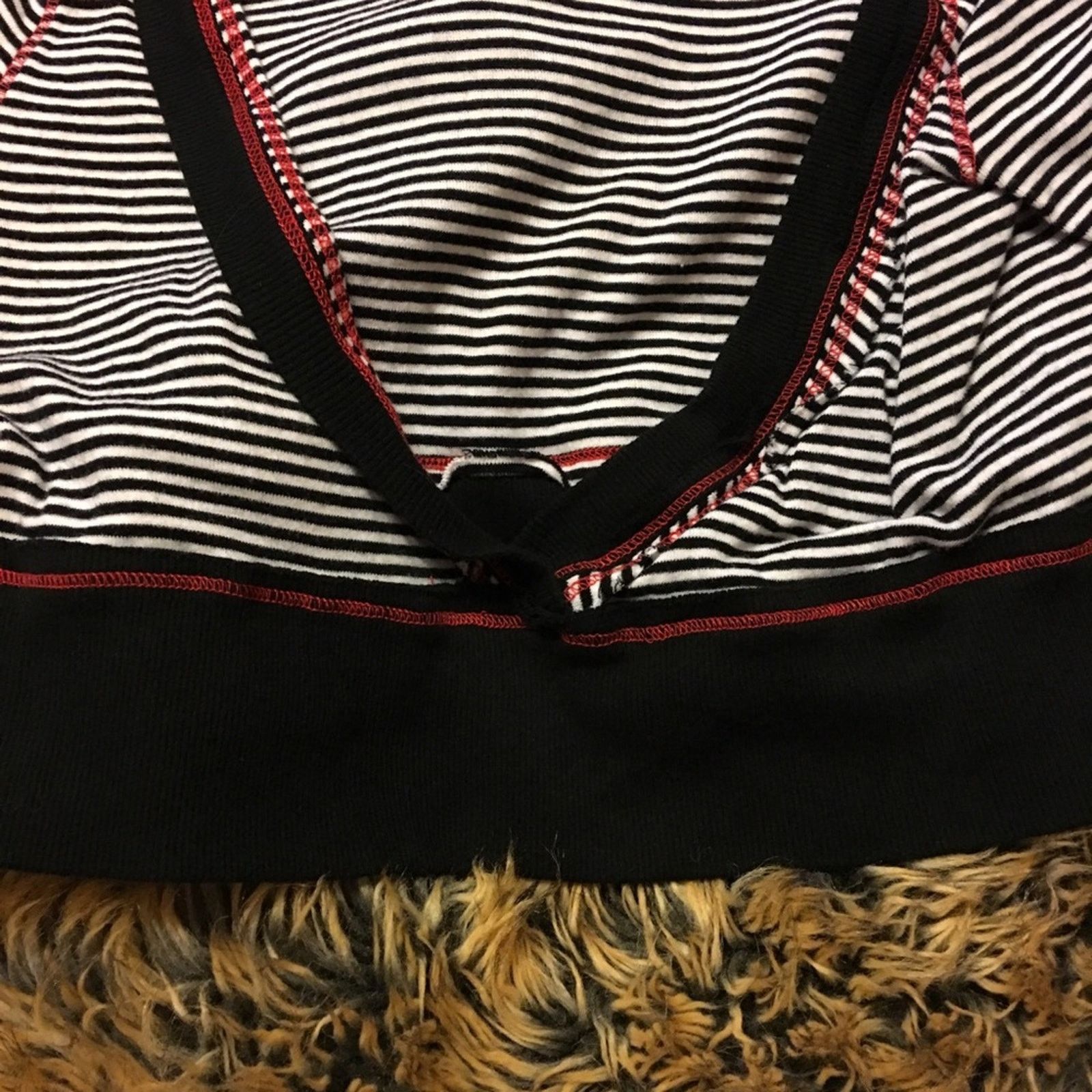 Other Black and white stripe pull on shrug with hoodie Size S / US 4 / IT 40 - 7 Thumbnail