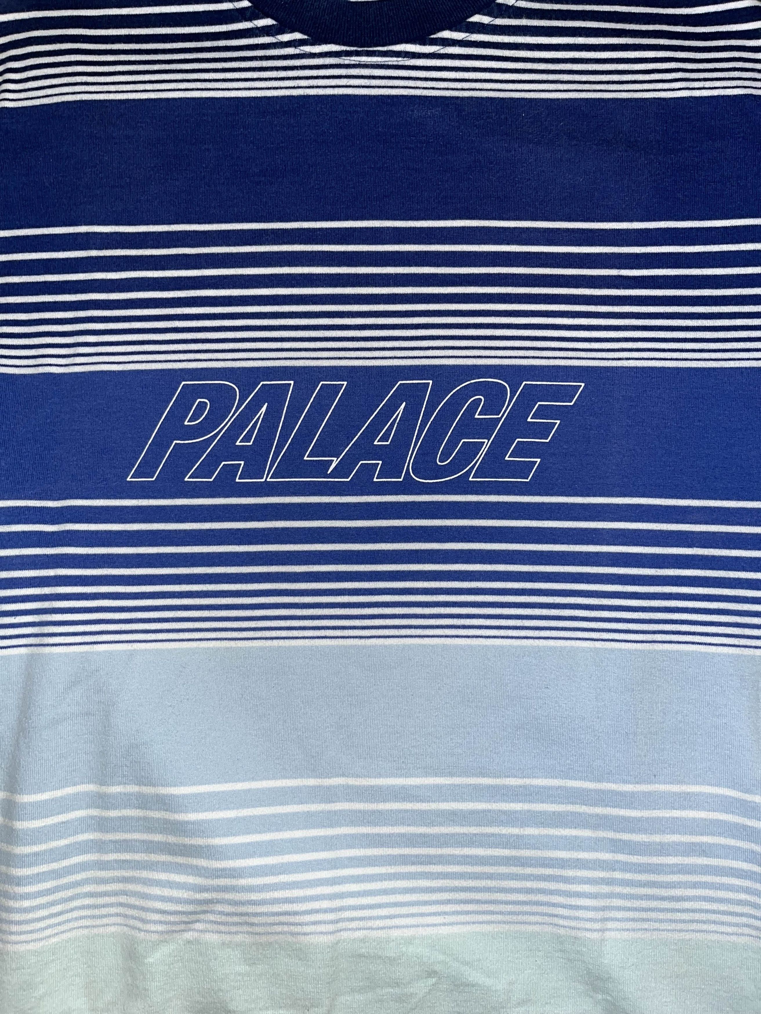Palace Palace Merge Blue Striped Shirt Size US S / EU 44-46 / 1 - 2 Thumbnail