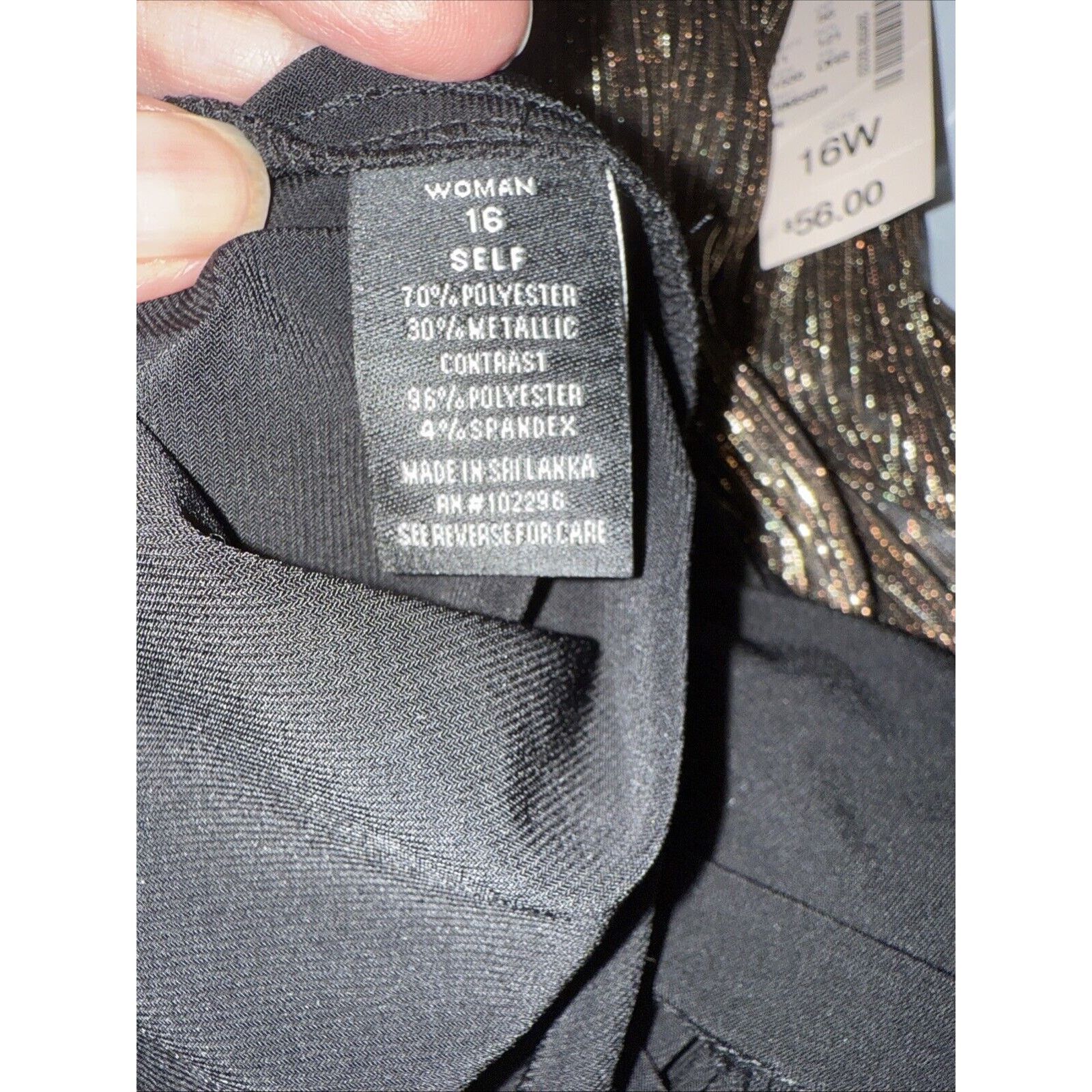 Other Dressbarn Dress Plus Size 16W Evening Wear Vintage 90s Y2K Size XXL / US 16-18 / IT 52-54 - 11 Thumbnail