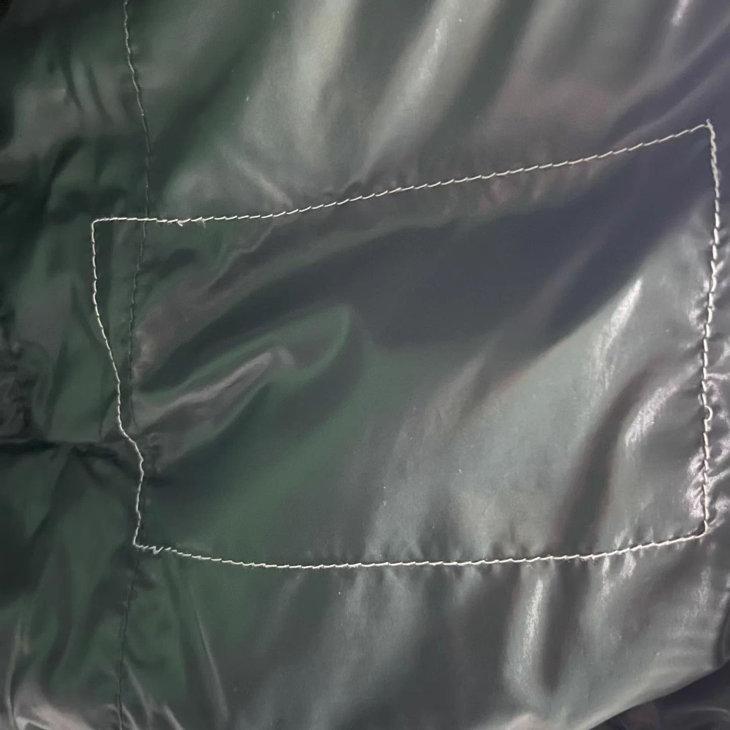 Moncler Moncler Green White Down Stand Collar Jacket SZ1 Size US M / EU 48-50 / 2 - 4 Thumbnail