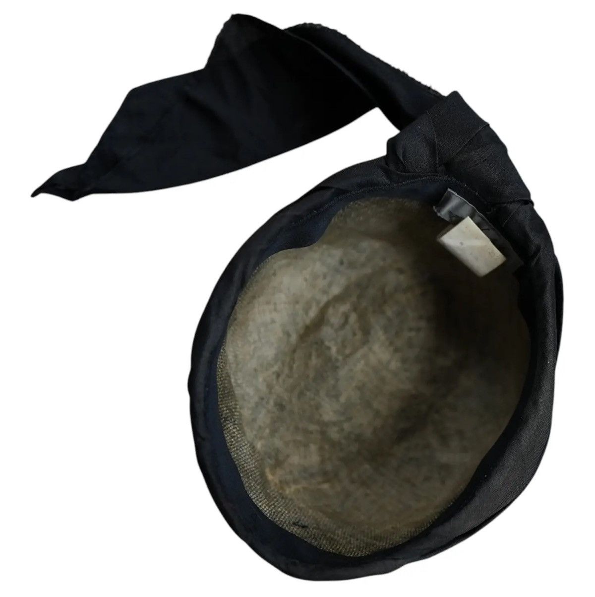 Yohji Yamamoto Yohji Yamamoto Pour Homme SS92 Linen Wrap Turban Size ONE SIZE - 6 Thumbnail