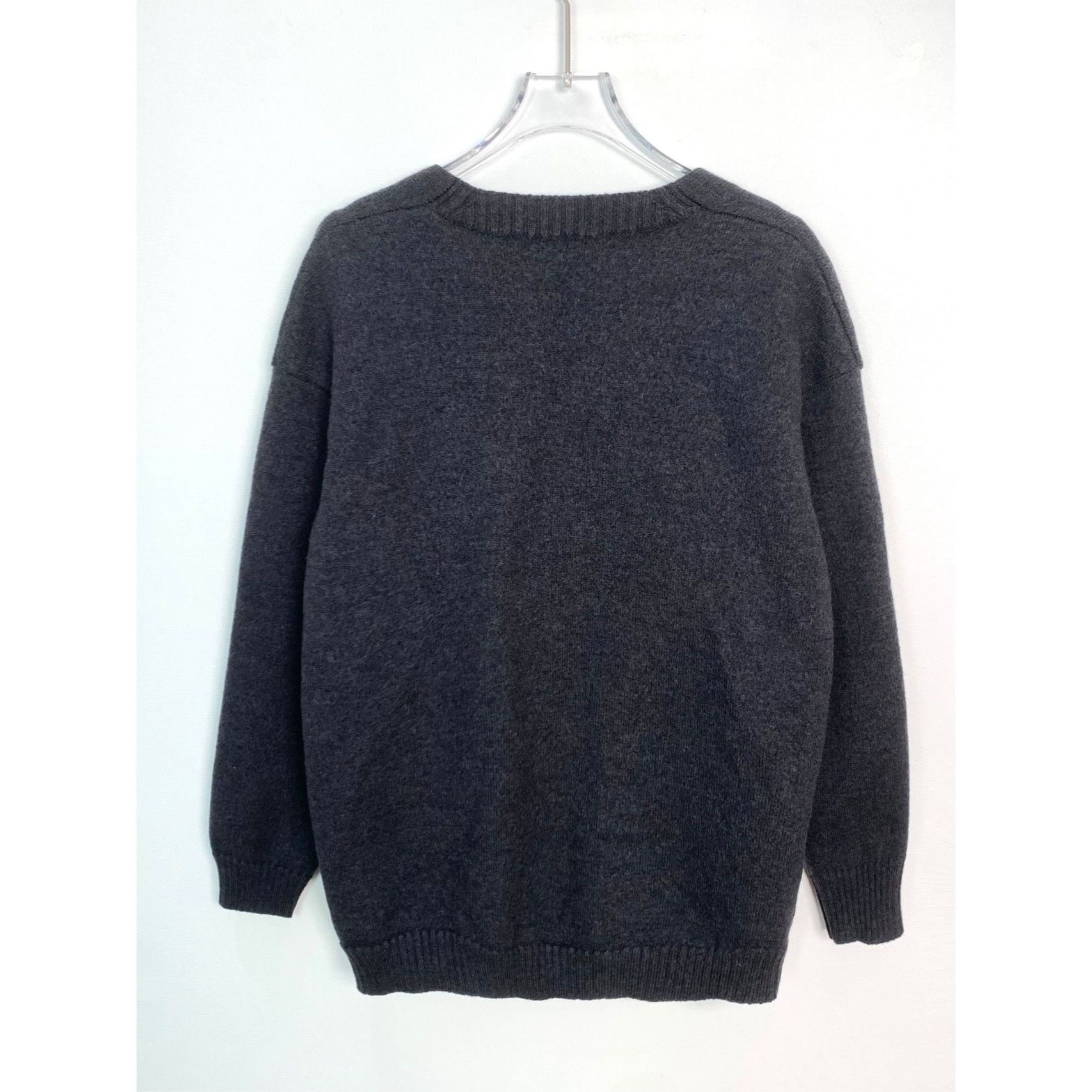 Fendi Fendi Womens Wool Knit Cardigan Coat Dark Grey Size 40 Size S / US 4 / IT 40 - 6 Thumbnail