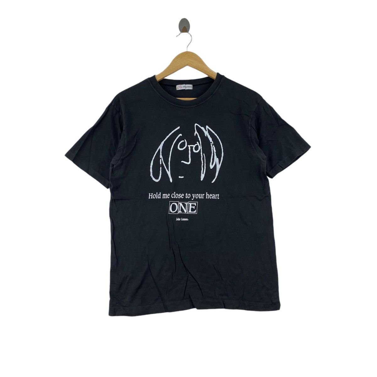 Vintage Vintage 90s Vintage JOHN LENNON The Beatles Rock Star Black Size US M / EU 48-50 / 2 - 1 Thumbnail