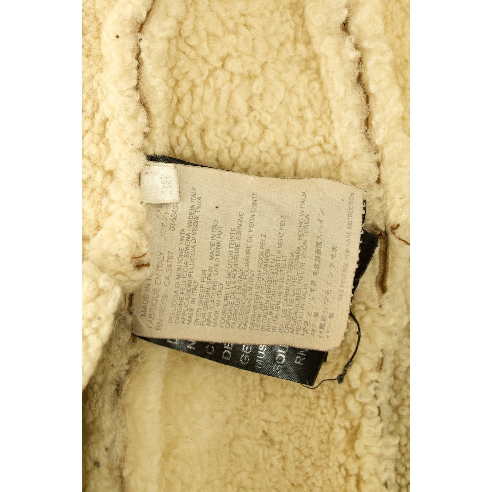 Prada Shearling Leather Fur Coat Size XS / US 0-2 / IT 36-38 - 4 Thumbnail