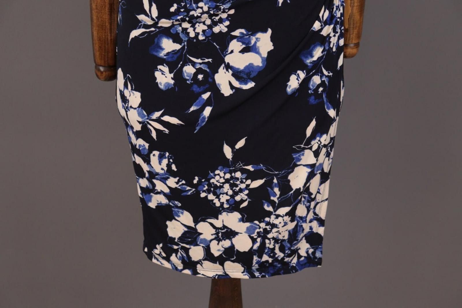 Lauren Ralph Lauren Ladies Ralph Lauren Blue Floral Evening Dress Size 15? Size M / US 6-8 / IT 42-44 - 4 Thumbnail