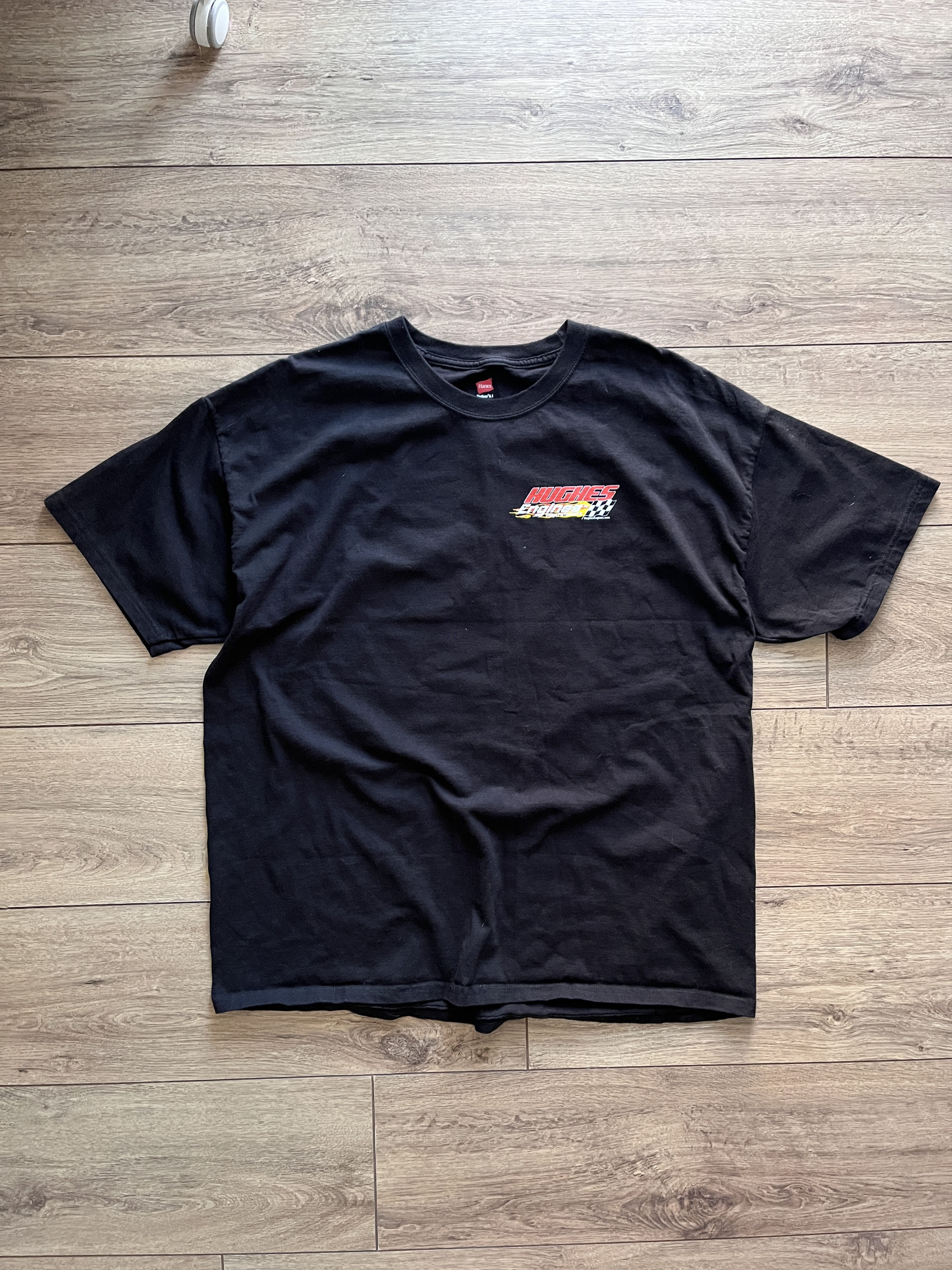 Vintage Huges Engine Muscle Car print tshirt USA Size US L / EU 52-54 / 3 - 2 Thumbnail