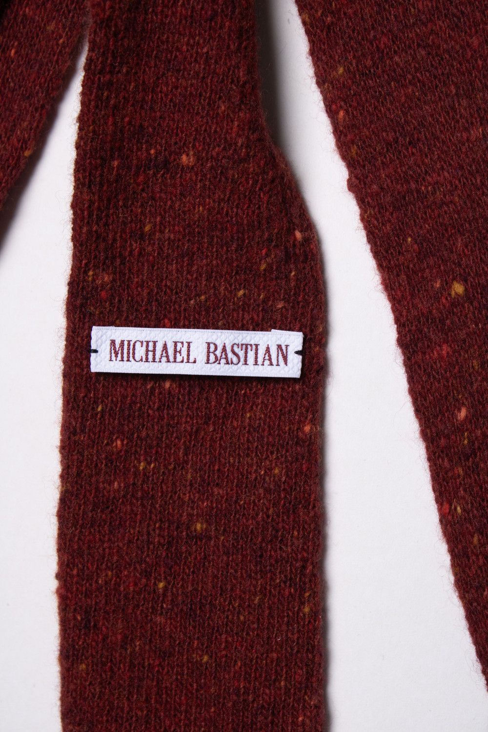 Michael Bastian Michael Bastian, knitted tie in red Size ONE SIZE - 3 Thumbnail