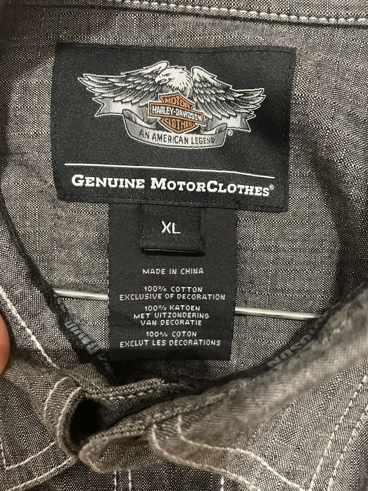 Band Tees × Harley Davidson × Vintage Vintage Harley Davidson Y2K motor shirt Size US XL / EU 56 / 4 - 7 Thumbnail
