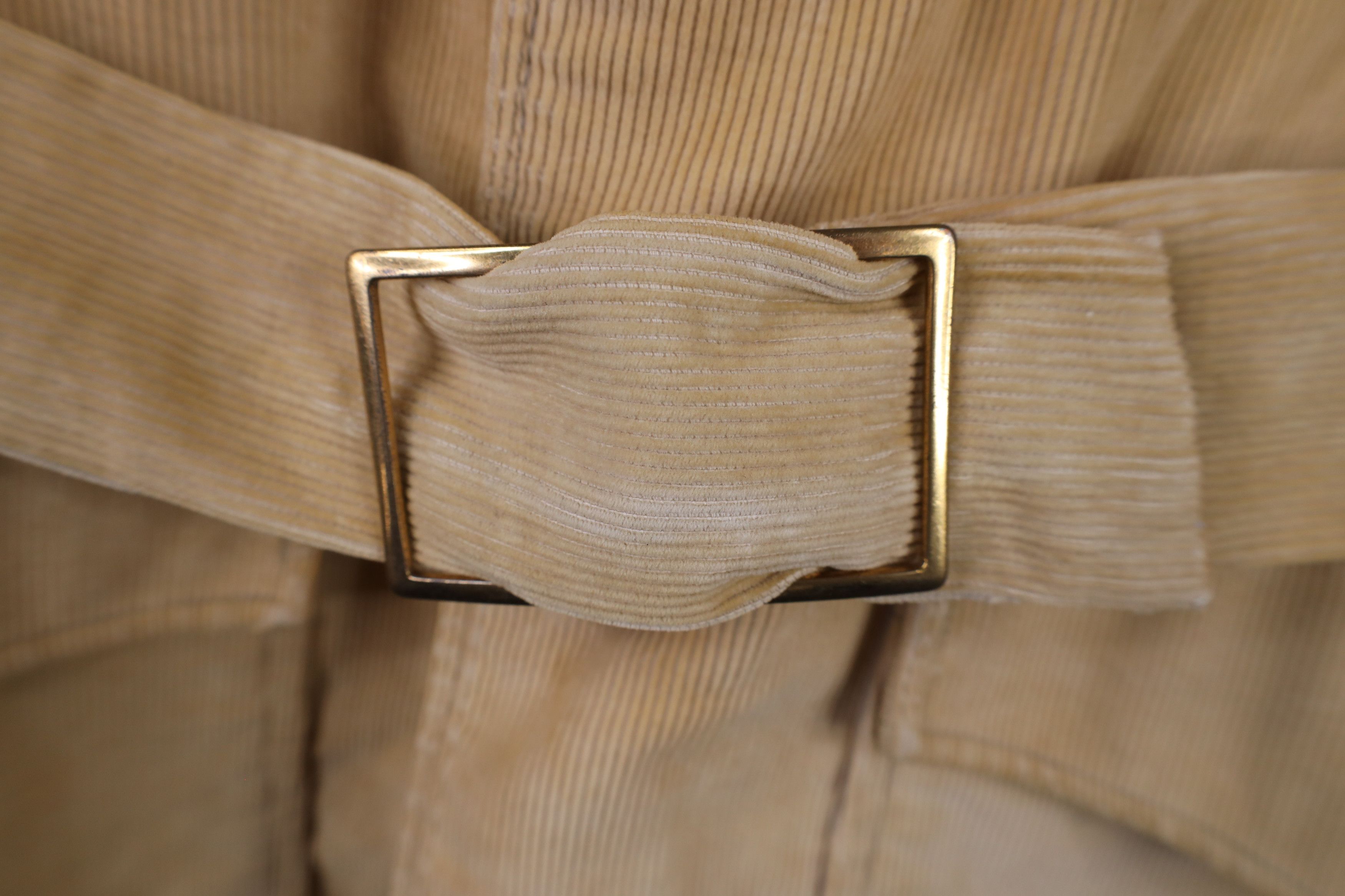 Vintage Vintage 70s Streetwear Belted Corduroy Trench Coat Jacket Size US S / EU 44-46 / 1 - 5 Thumbnail