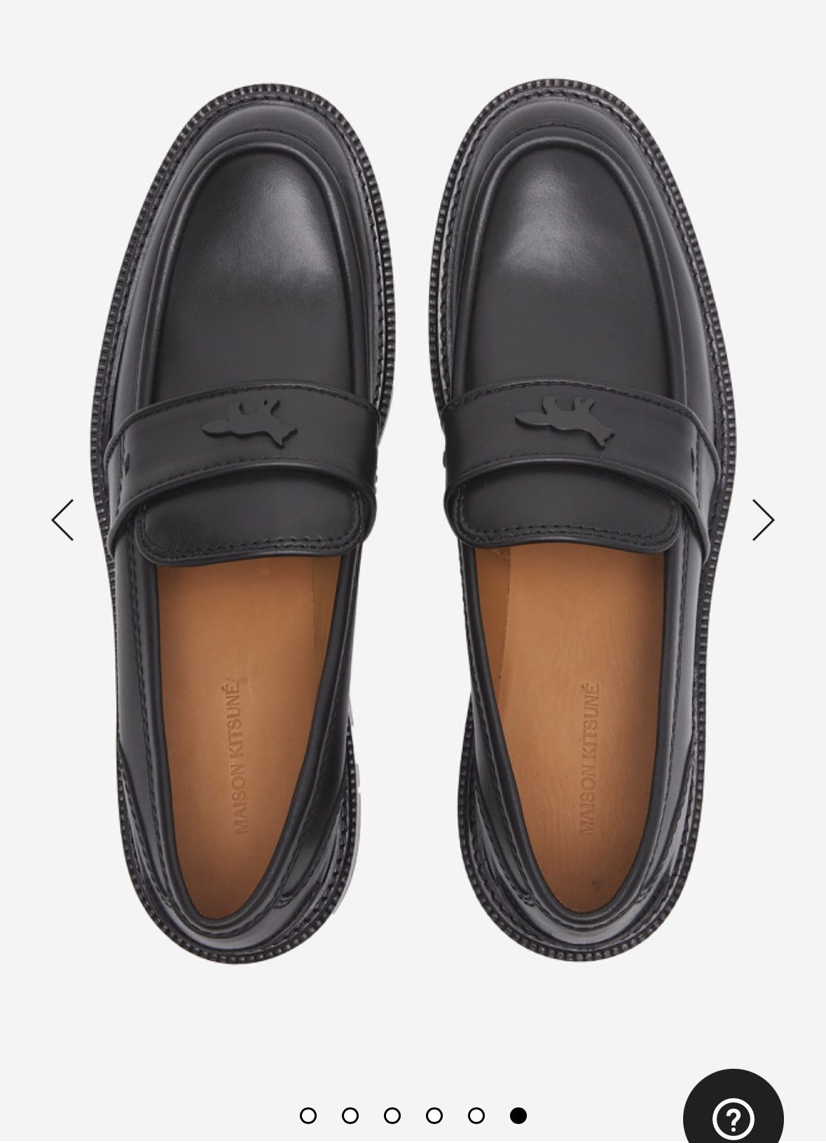 Maison Kitsune Maison Kitsunè Leather Loafers Size US 10 / EU 43 - 7 Thumbnail
