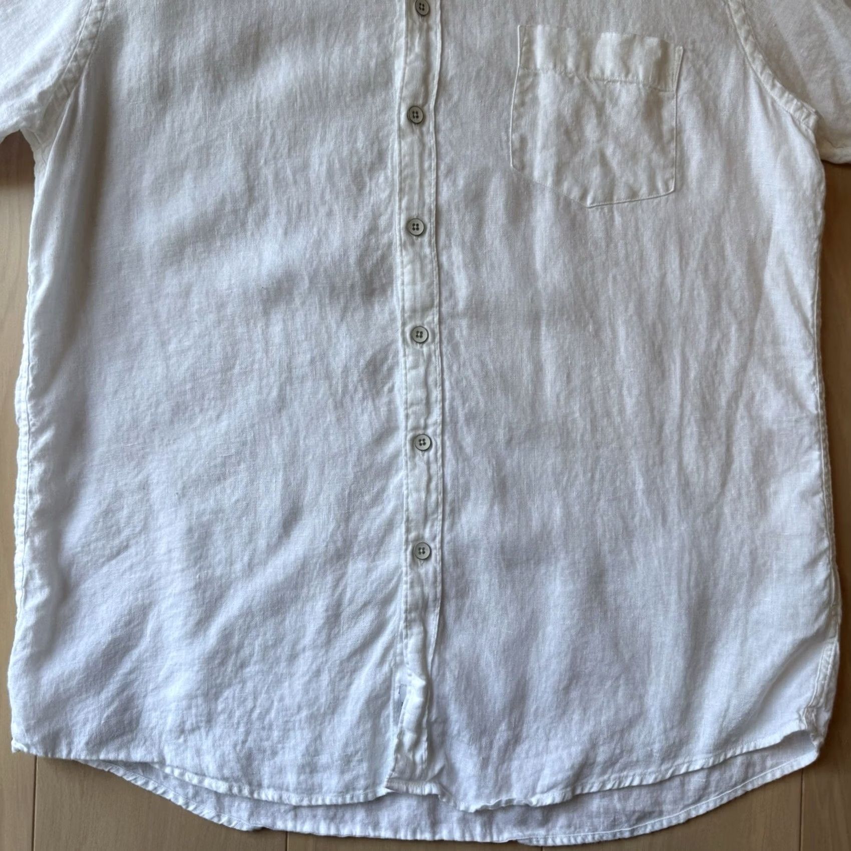 Rodd & Gunn Rodd & Gunn Linen Shirt XL White Casual Short Button Up New York Minimalist Mens Size US XL / EU 56 / 4 - 4 Thumbnail