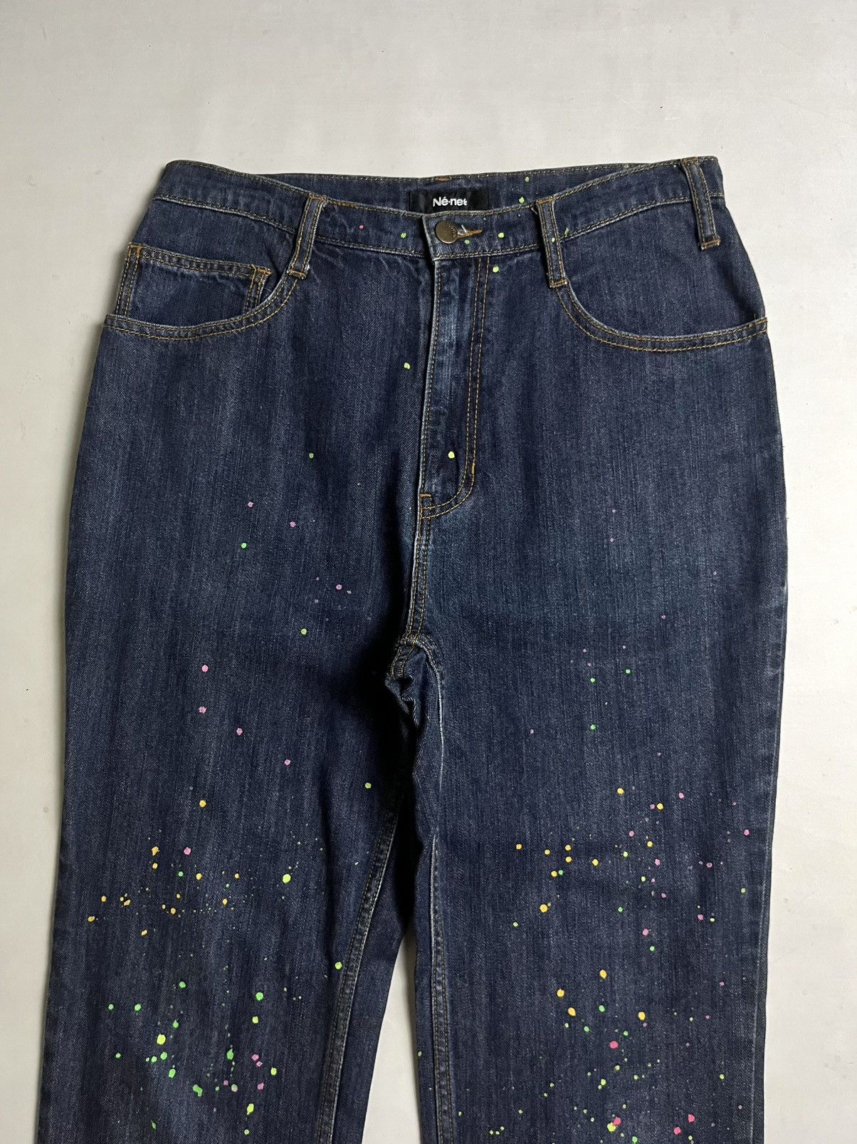 Tornado Mart 💸Bidding Offer💸00s Ne-Net Sparklatter denim pant Size US 29 - 2 Thumbnail