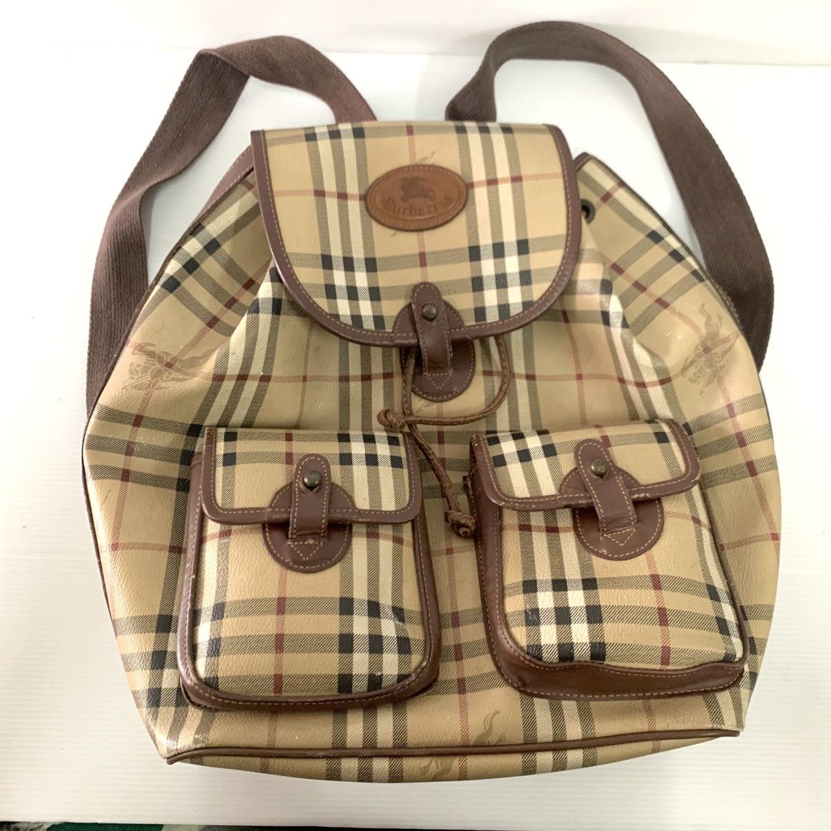 Burberry Burberrys Novacheck Large Backpack Size ONE SIZE - 1 Thumbnail