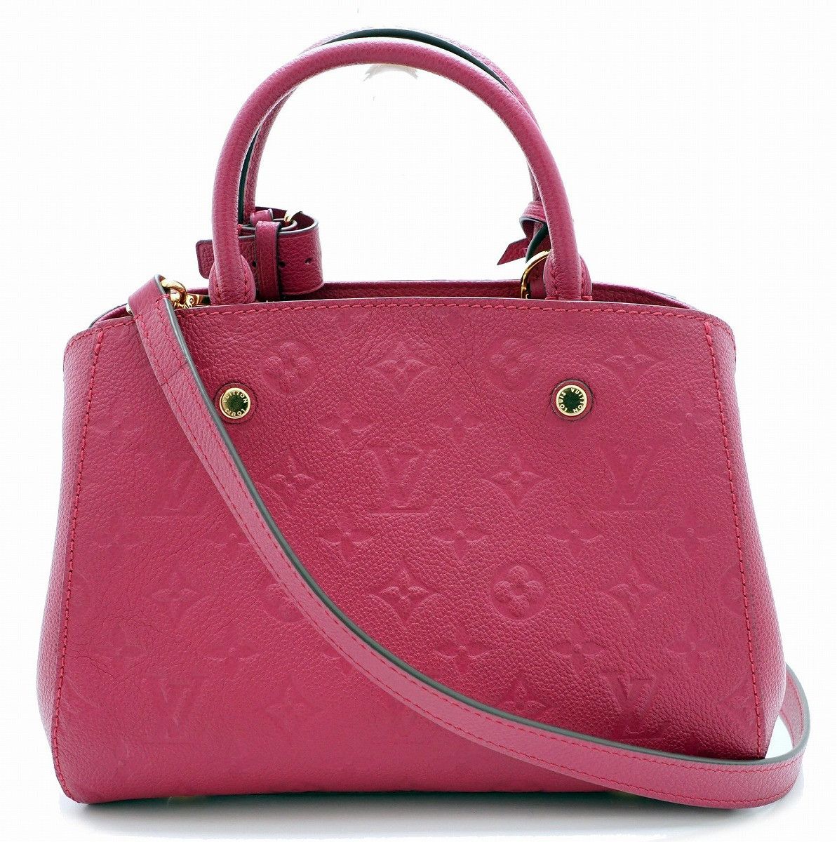 Louis Vuitton Empreinte Montaigne BB Crossbody Leather Grape Purple