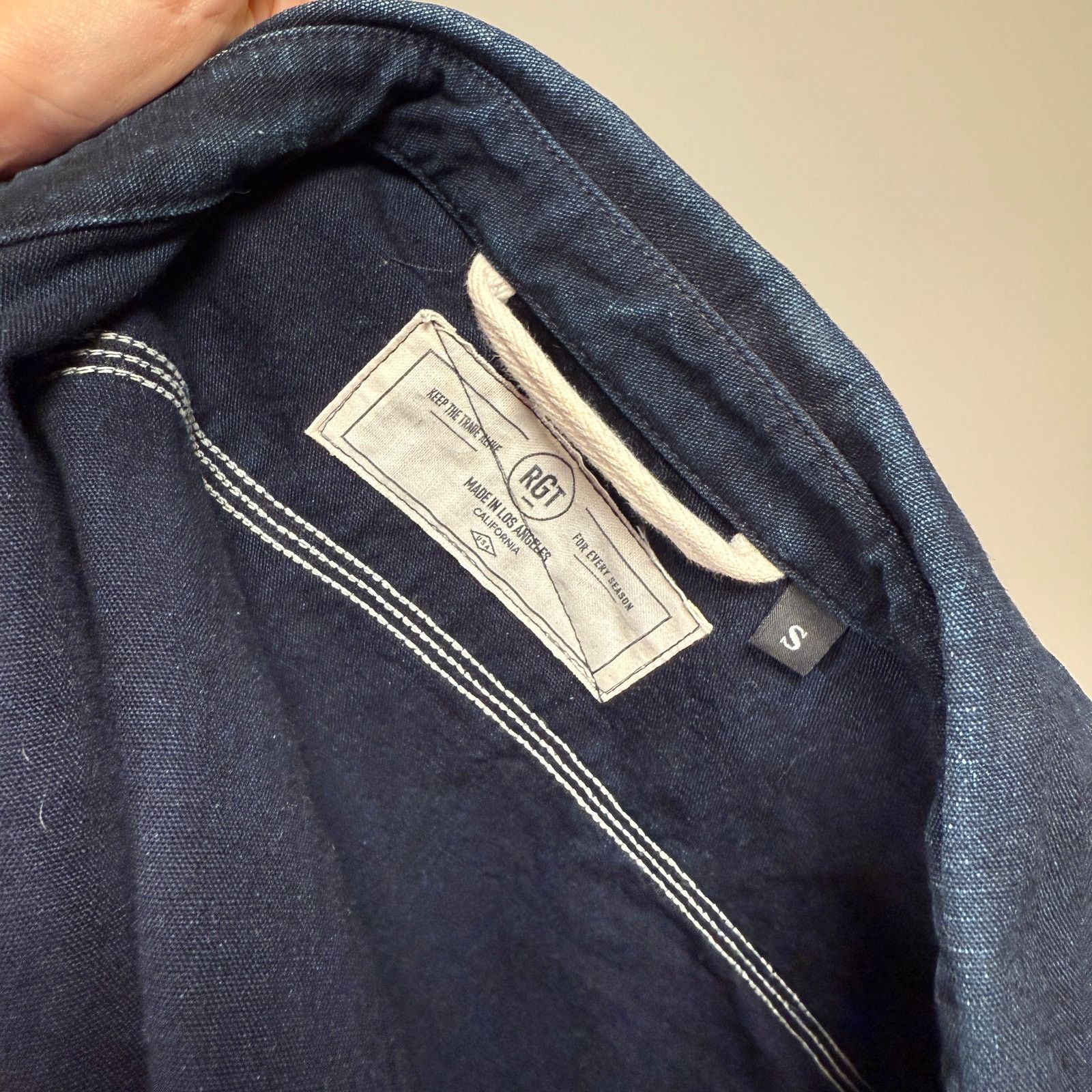 Rogue Territory Work Shirt - Indigo Selvedge Canvas - Size S