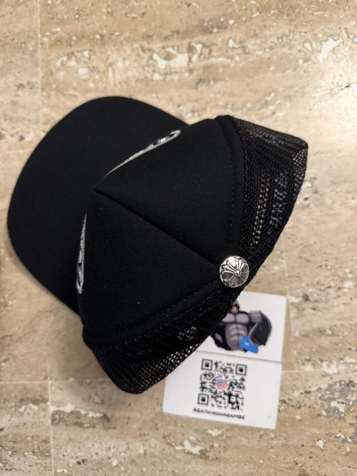 Chrome Hearts Chrome Hearts Paris Trucker Hat Size ONE SIZE - 3 Thumbnail