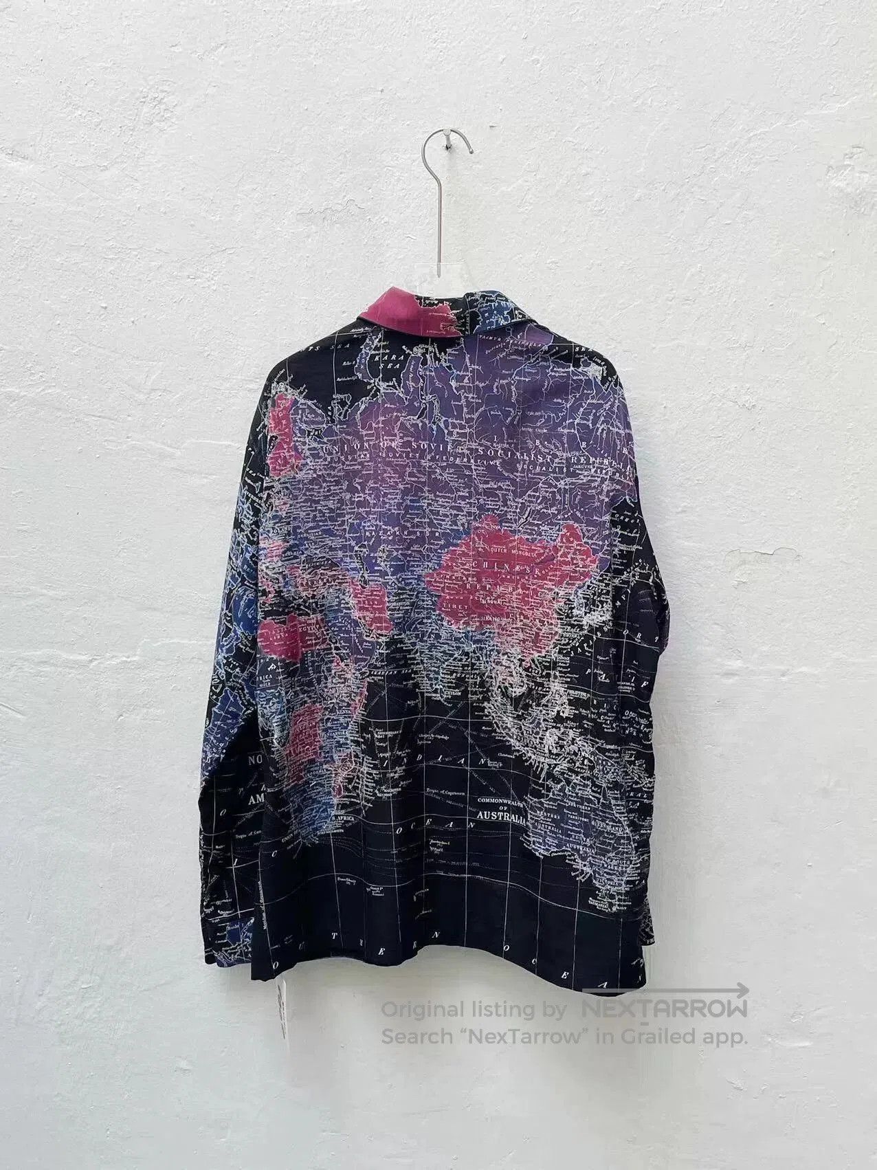 Lad Musician World Map Oversized Shirt. Size US M / EU 48-50 / 2 - 5 Thumbnail