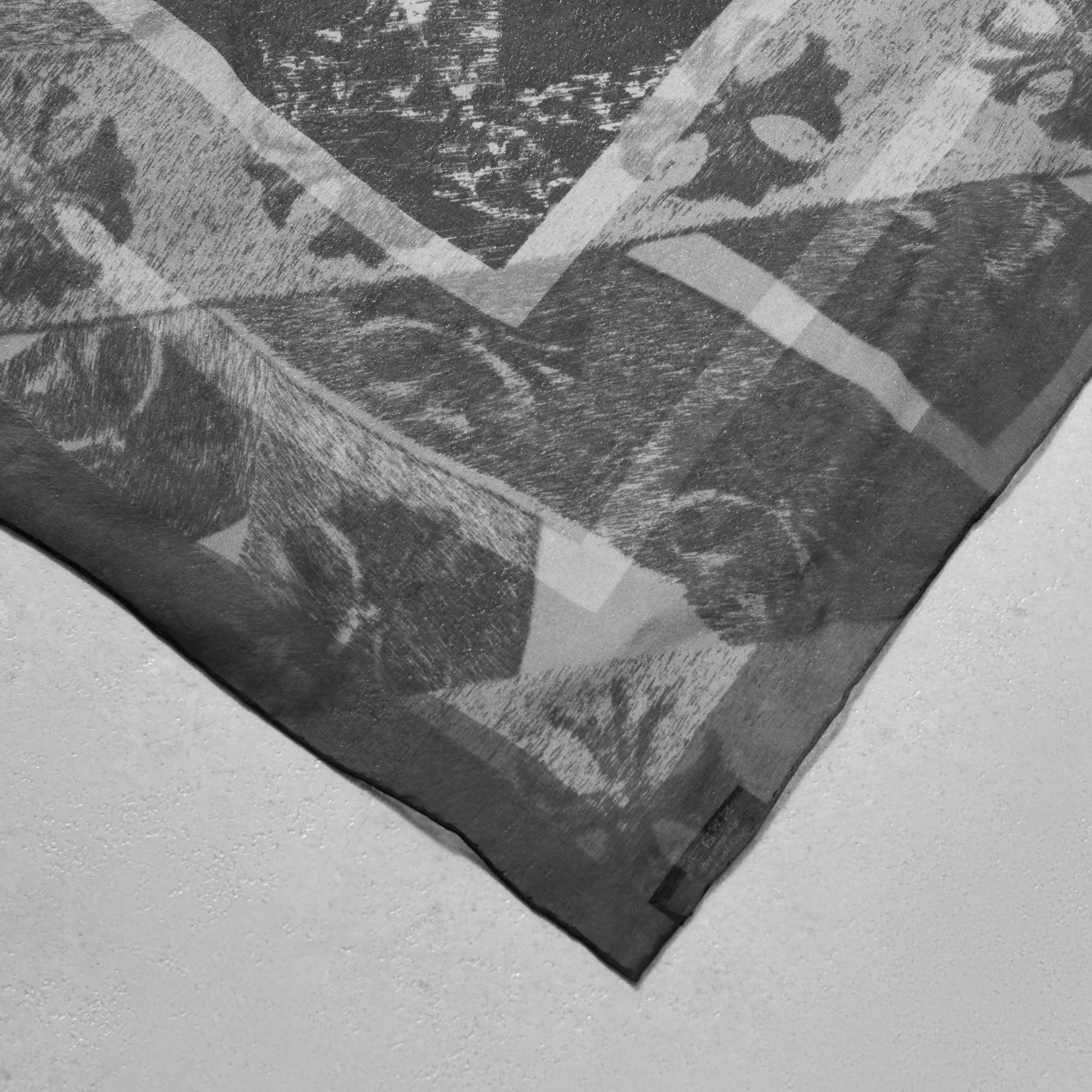 Chrome Hearts CHROME HEARTS Print Silk Scarf Size ONE SIZE - 12 Thumbnail