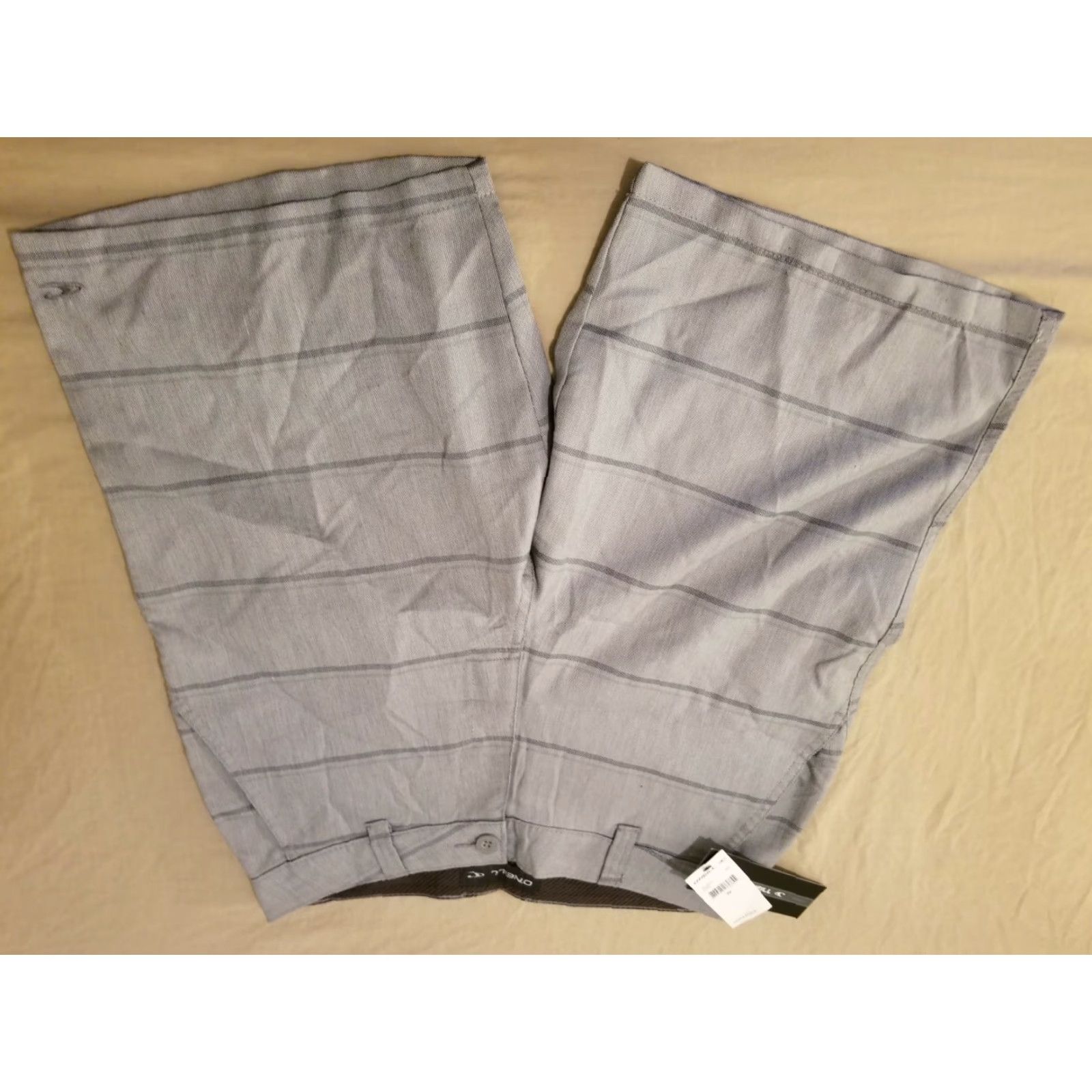 O'Neill O'Neill Mens Khaki Shorts Athletic Chino Gray 30 Regular Fit Size 30 31 Athletic Mens Gray O'Neill Shorts Size US 30 / EU 46 - 4 Thumbnail
