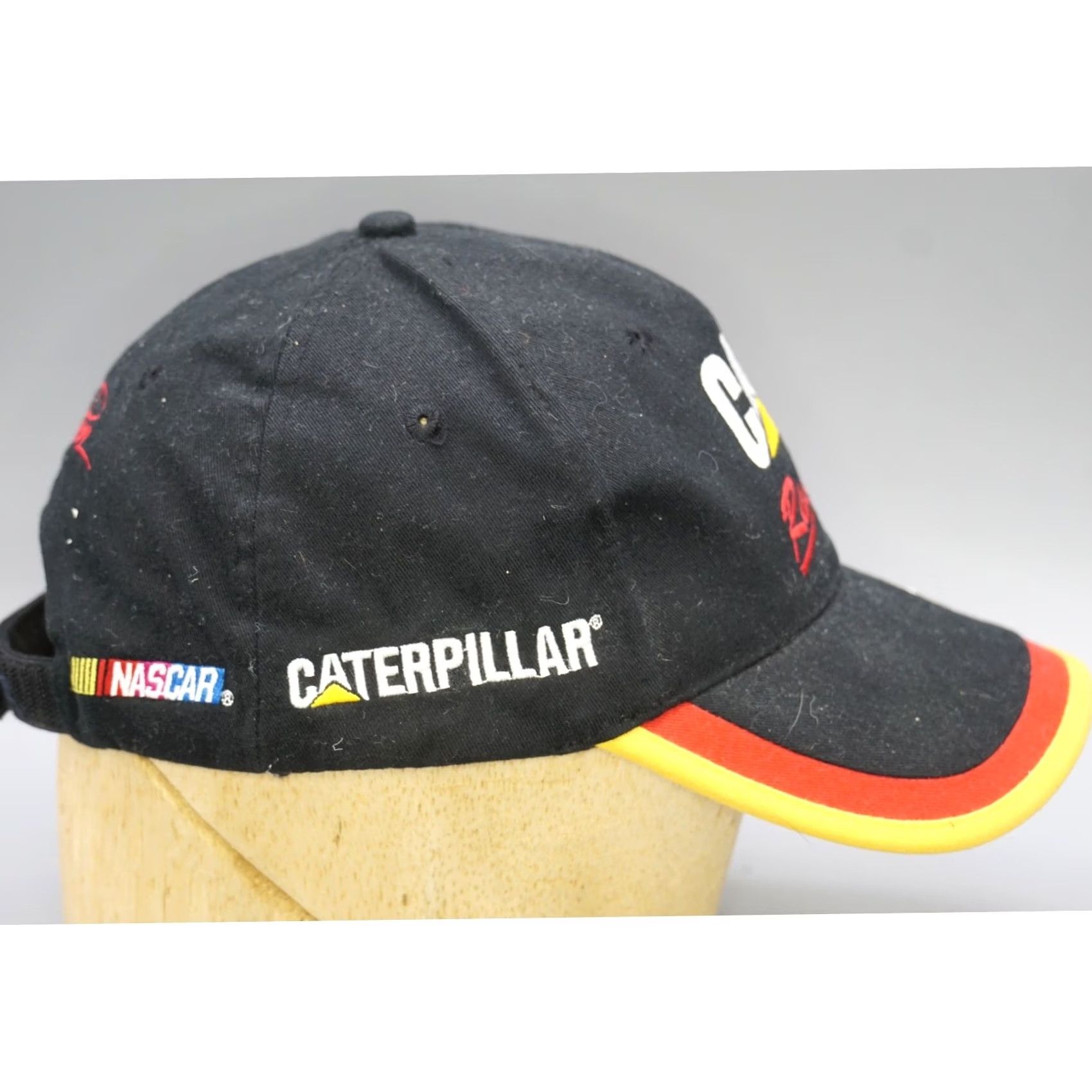 Chase Authentics VINTAGE Chase Authentics NASCAR Ward Burton 22 Caterpillar Racing Hat Black Strapback Men Size ONE SIZE - 4 Thumbnail
