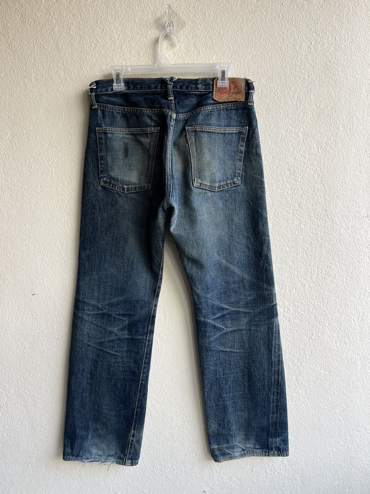 Denime Vintage DENIME Japan Dirty Mud Denim Selvedge Jeans Size US 31 - 2 Thumbnail
