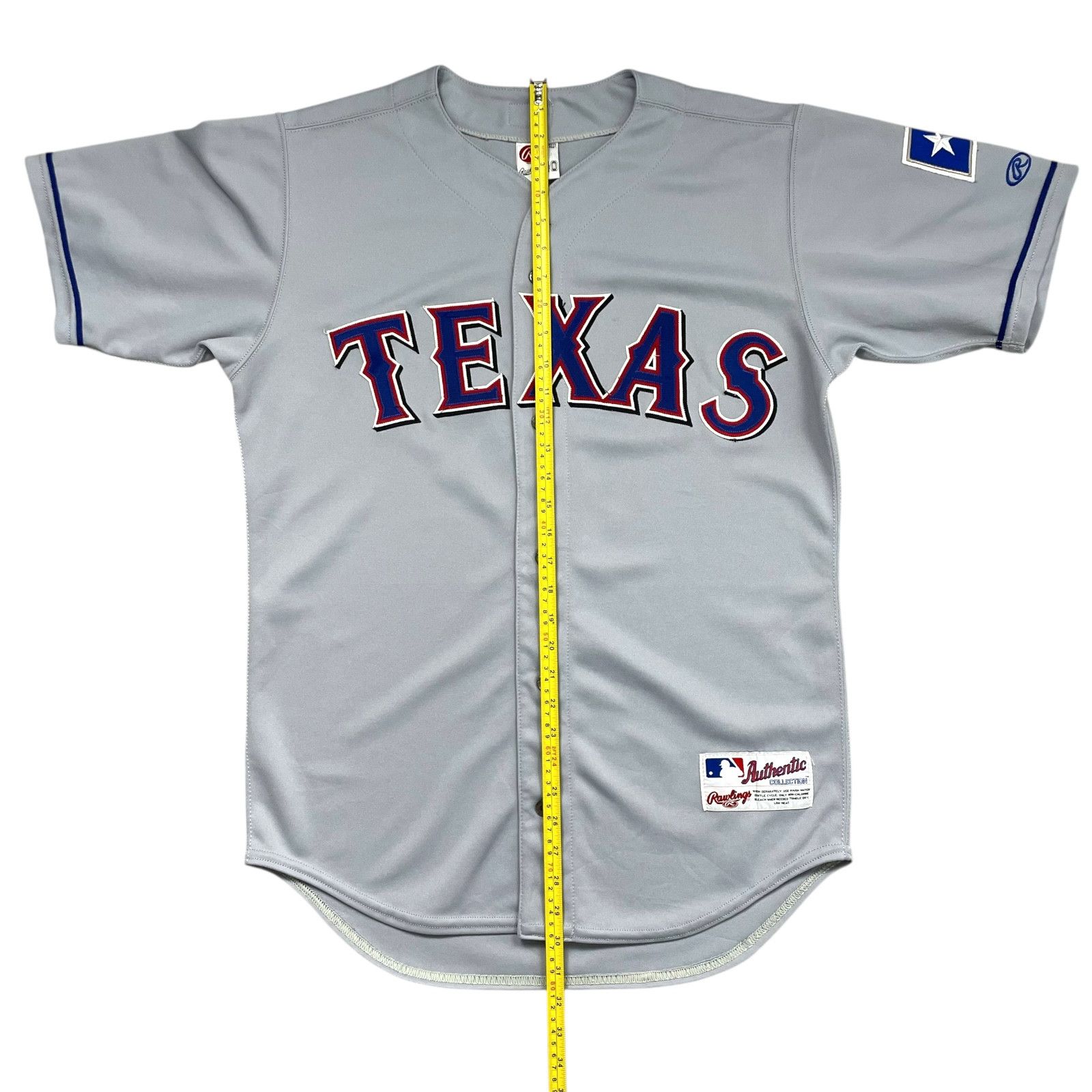 MLB VTG 90s TEXAS RANGERS RAWLINGS AUTHENTIC COLLECTION JERSEY40 Size US L / EU 52-54 / 3 - 8 Thumbnail