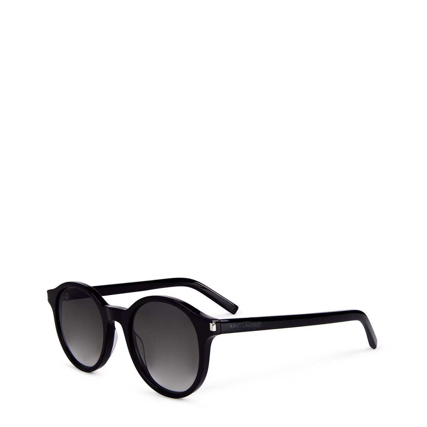Saint Laurent Paris o1g2r1mq0426 Size: OS / Round Frame Sunglasses in Black Size ONE SIZE - 1 Thumbnail
