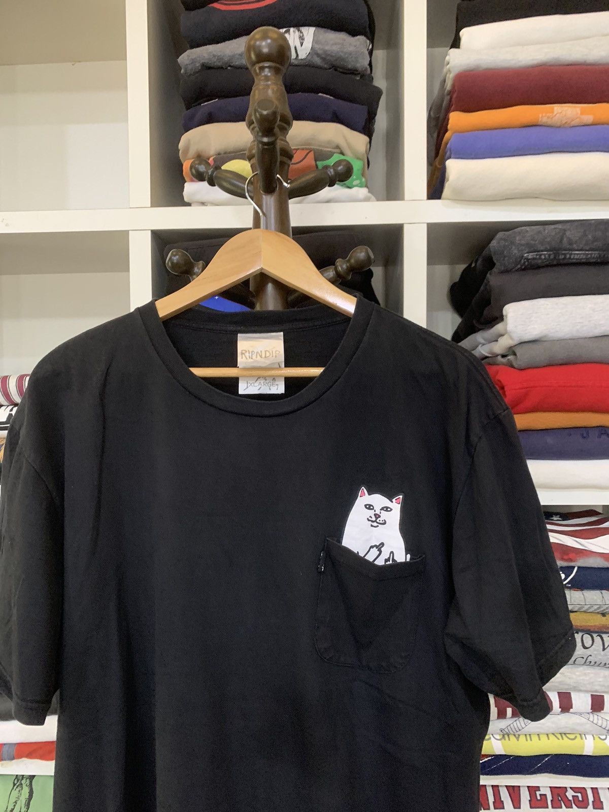 RIPNDIP Rip N Dip Black Tee Size US XL / EU 56 / 4 - 6 Thumbnail